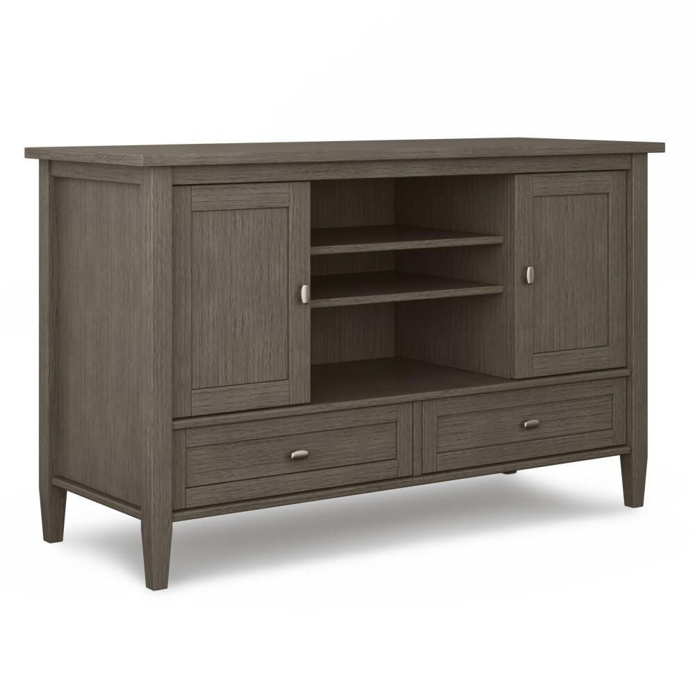 Rustic 47" TV Stand, Gray, large