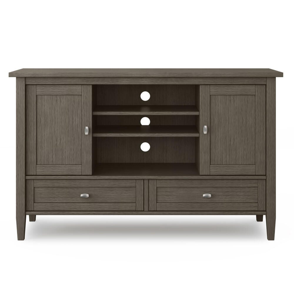 Rustic 47" TV Stand, Gray, large
