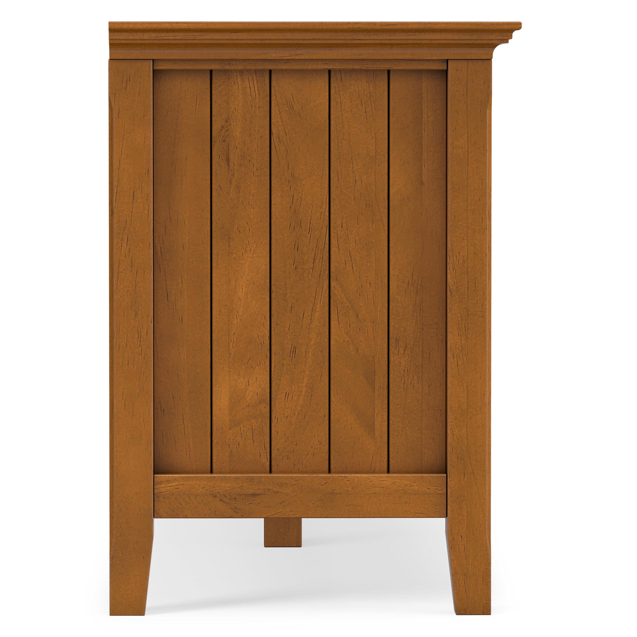 Acadian Solid Wood 60" Rustic TV Stand, Brown, large