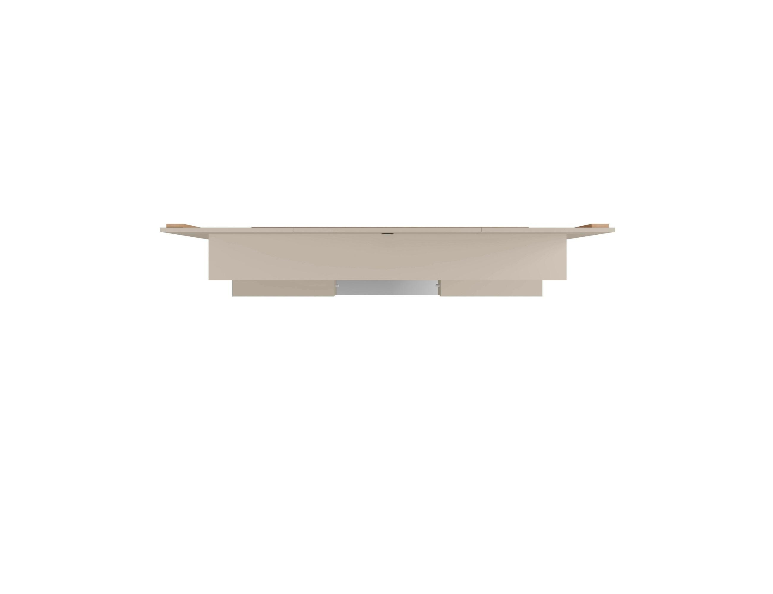 Manhattan Comfort Plaza Floating Entertainment Center, Off White, large