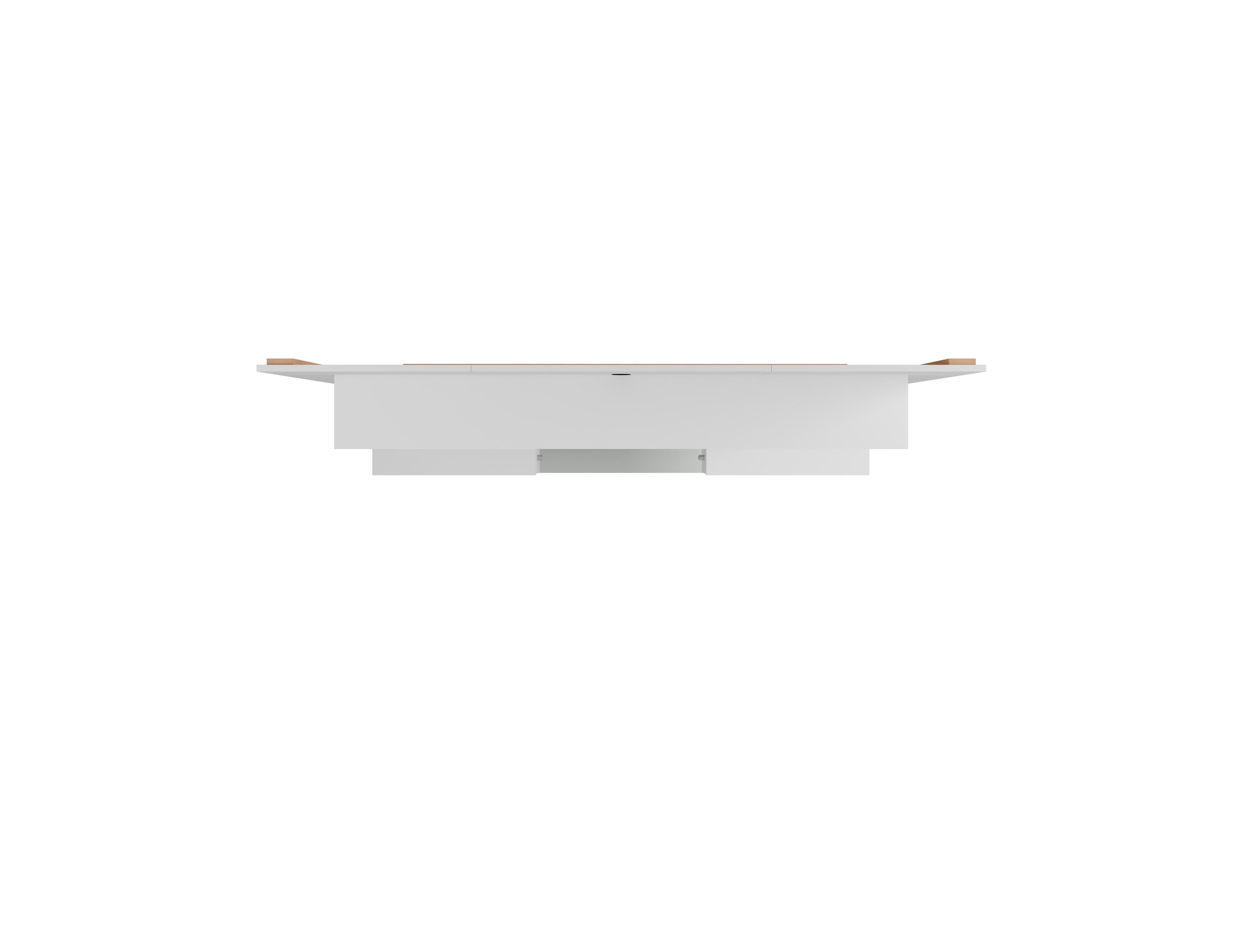 Manhattan Comfort Plaza Floating Entertainment Center, White, large