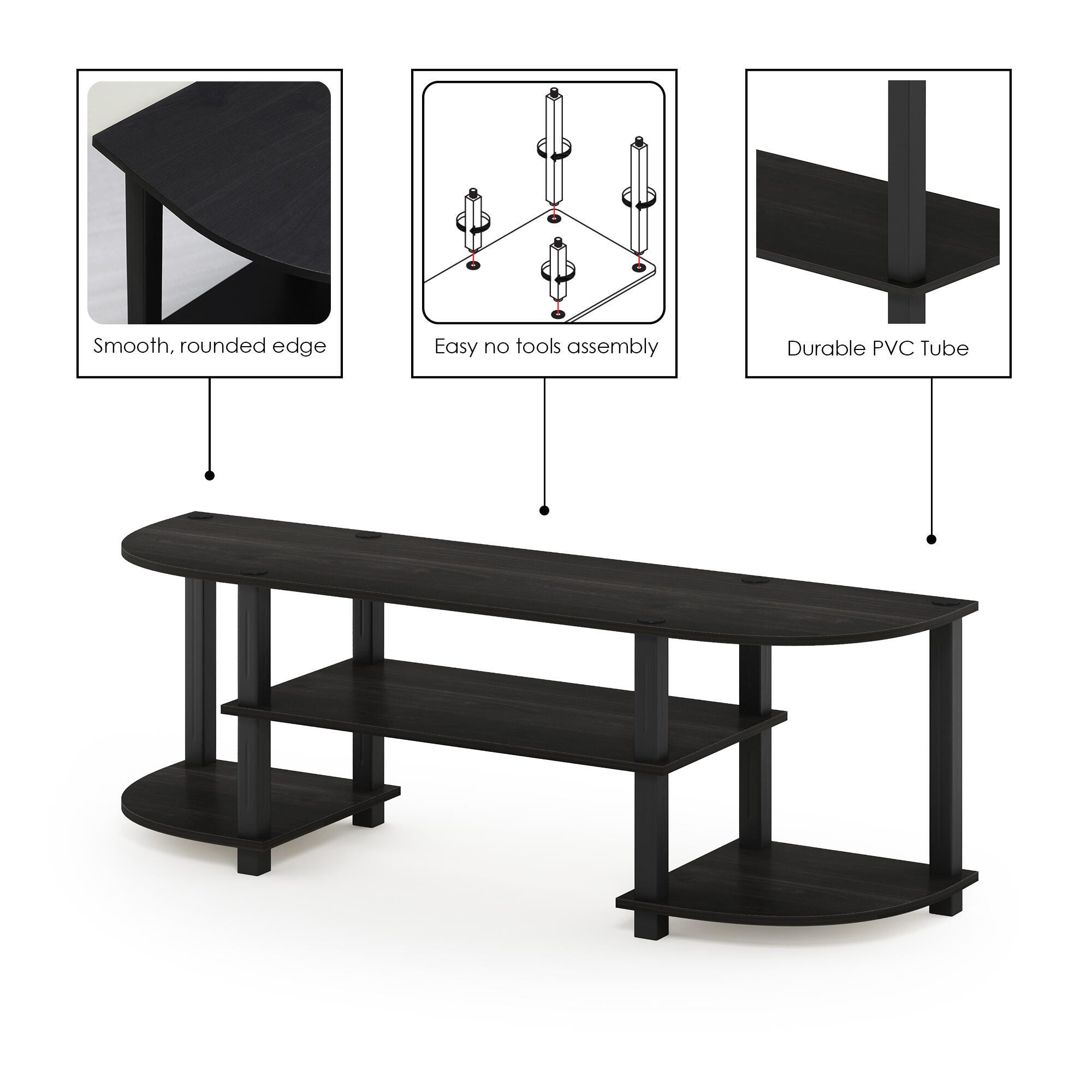 Turn-S-Tube Wide TV Entertainment Center, , large