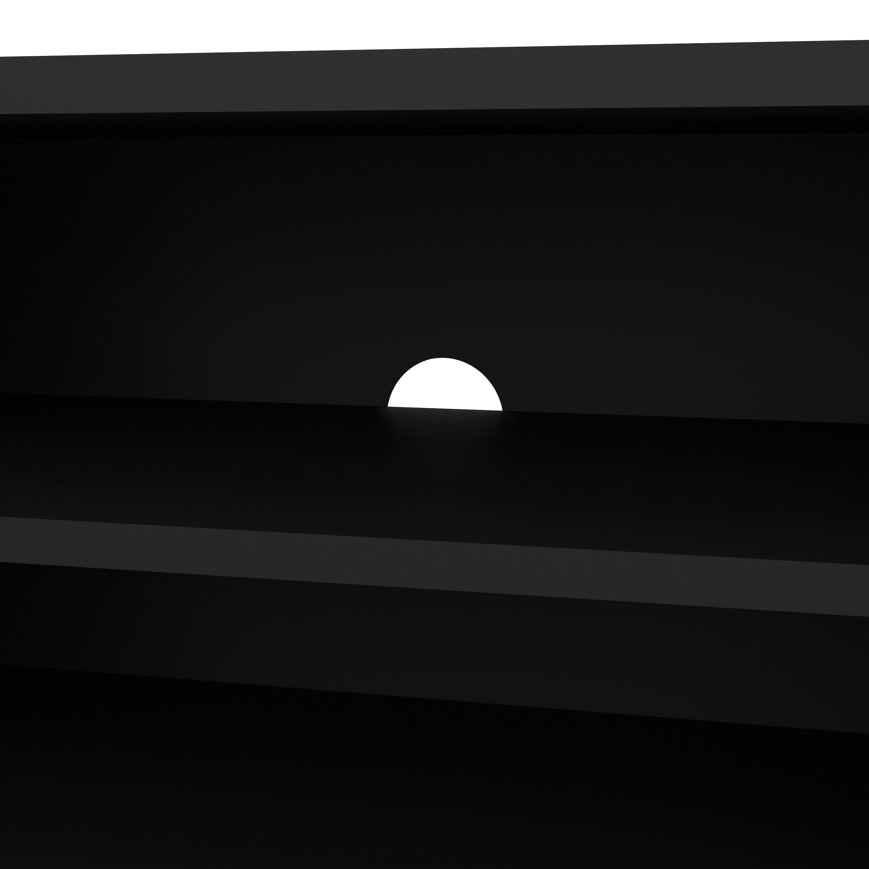 Tvilum Match 68" TV Stand, Black, large