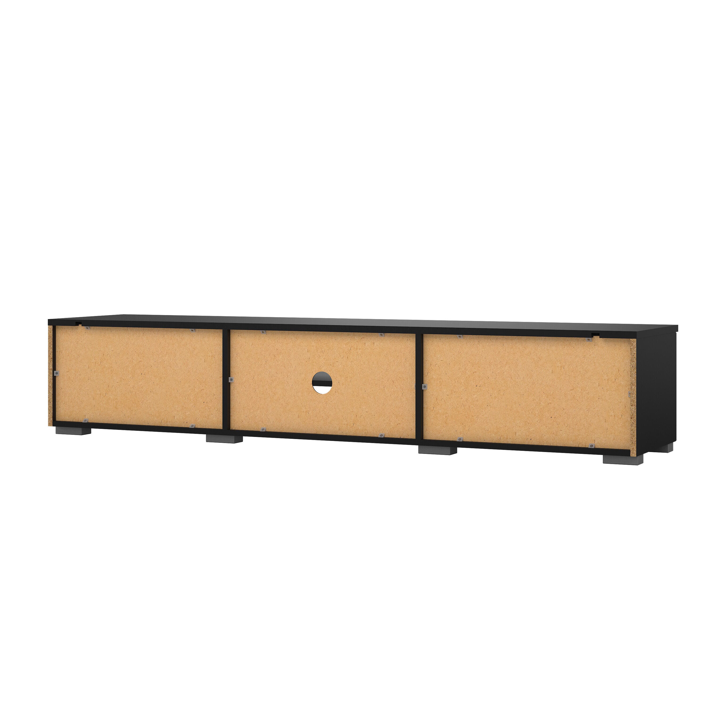 Tvilum Match 68" TV Stand, Black, large