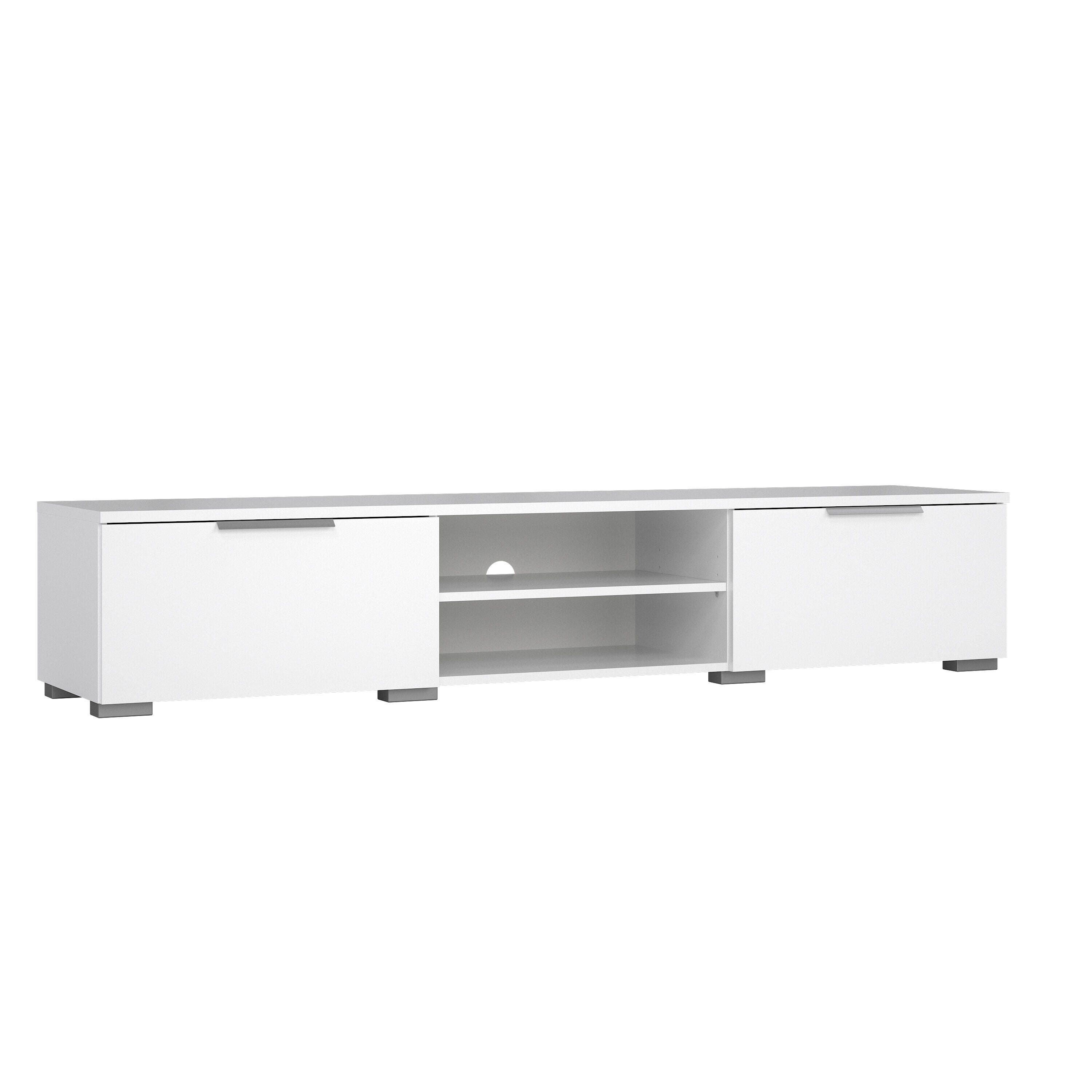 Tvilum Match 68" TV Stand, White, large
