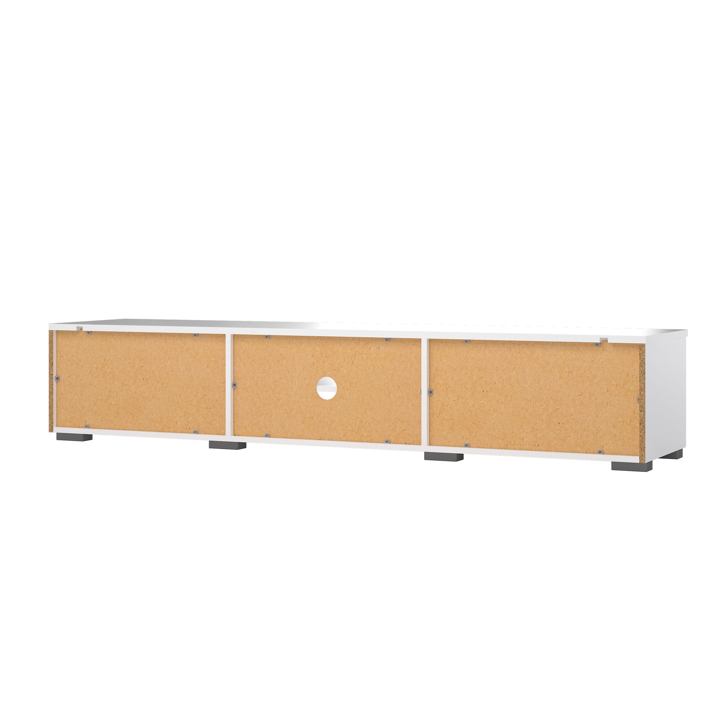 Tvilum Match 68" TV Stand, White, large
