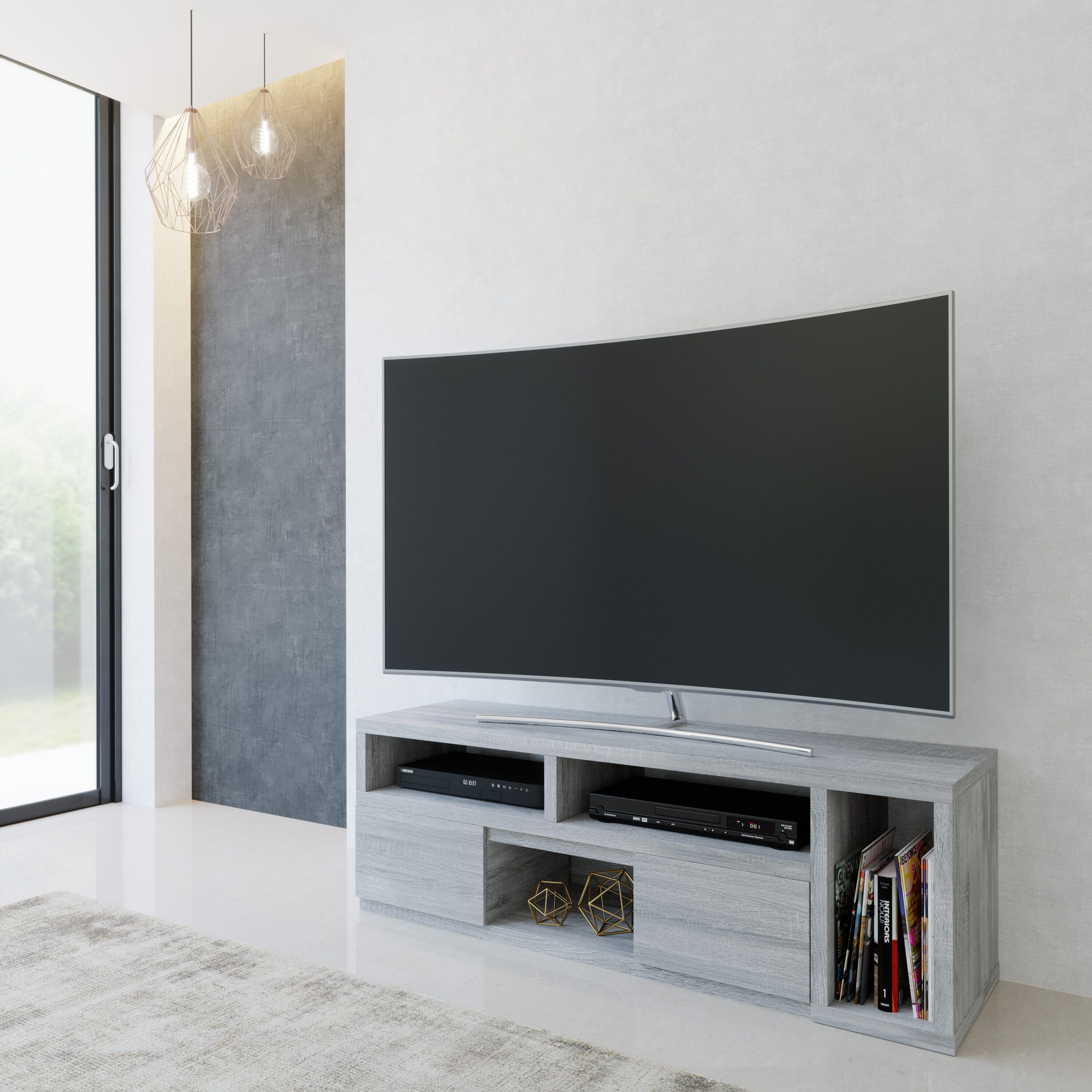 Techni Mobili Extendable 53''-83'' TV Stand, , large