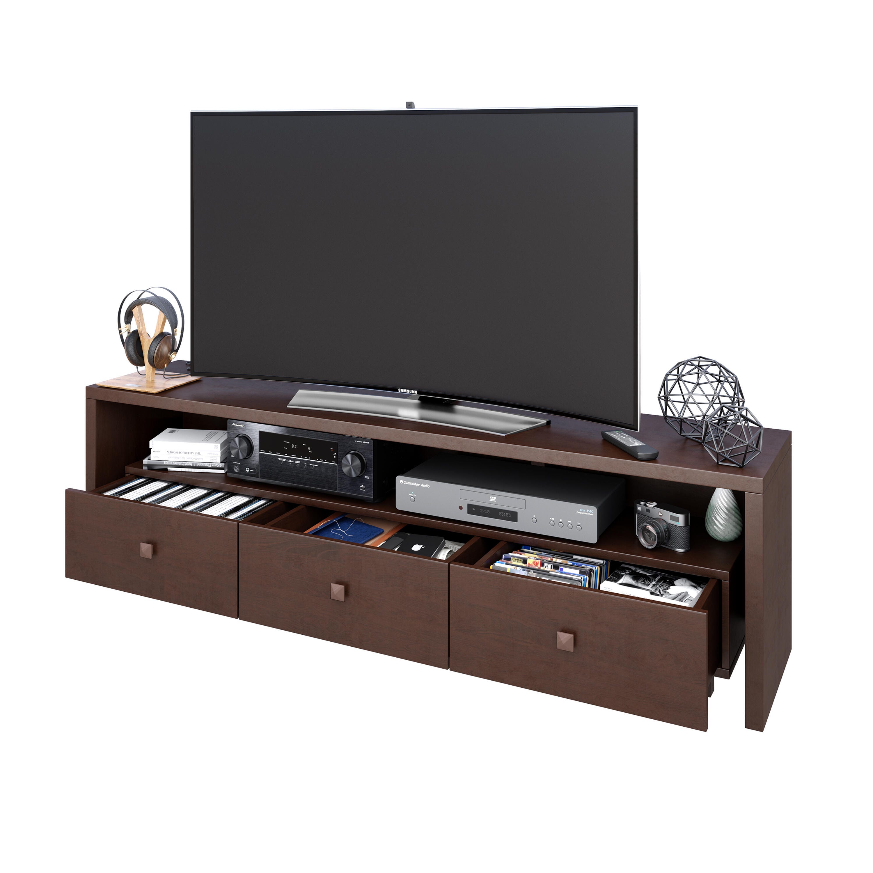 Techni Mobili 71" TV Stand with Storage, , large