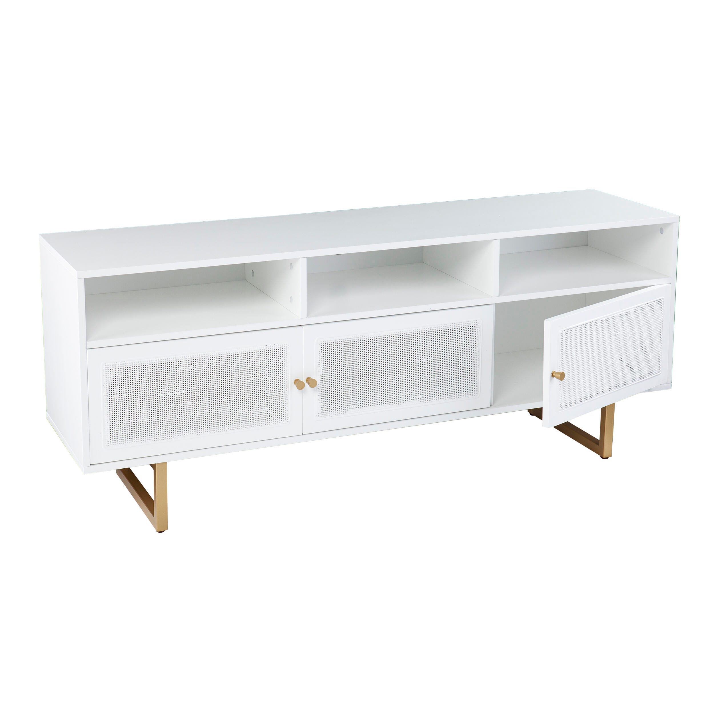 Southern Enterprises Aspen Media Console with Storage, , large