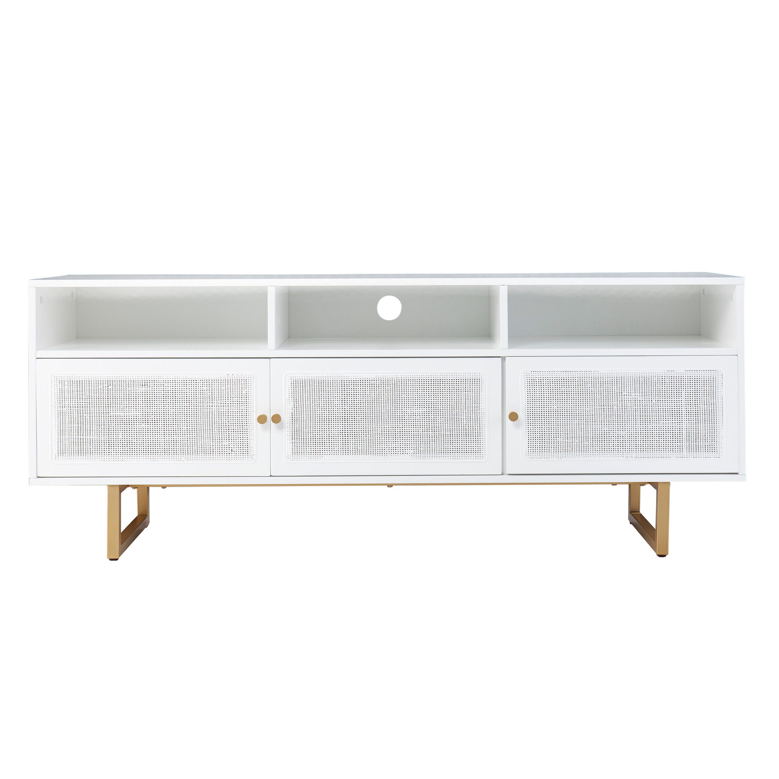 Southern Enterprises Aspen Media Console with Storage, , large