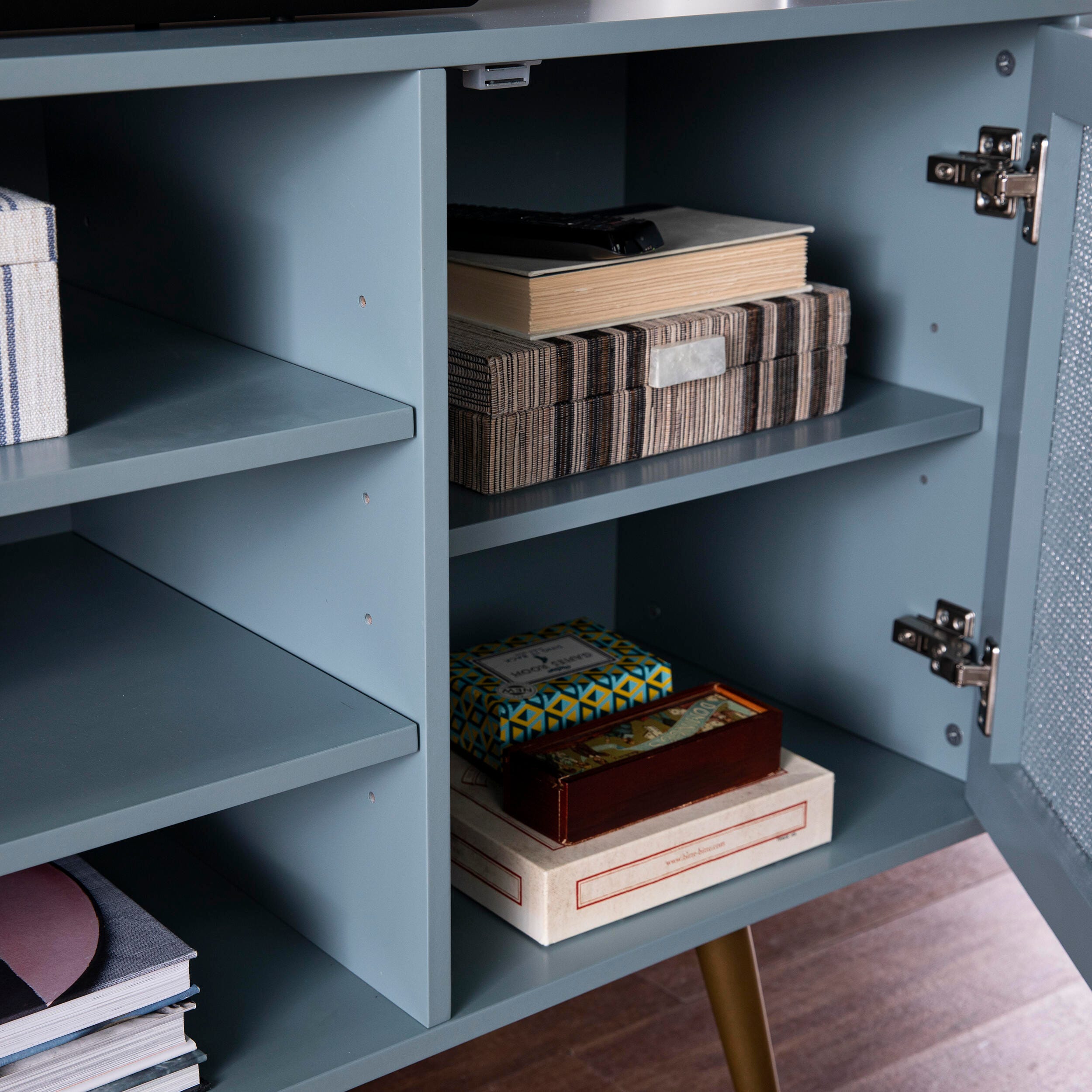 Southern Enterprises Belferd Media Console with Storage, , large