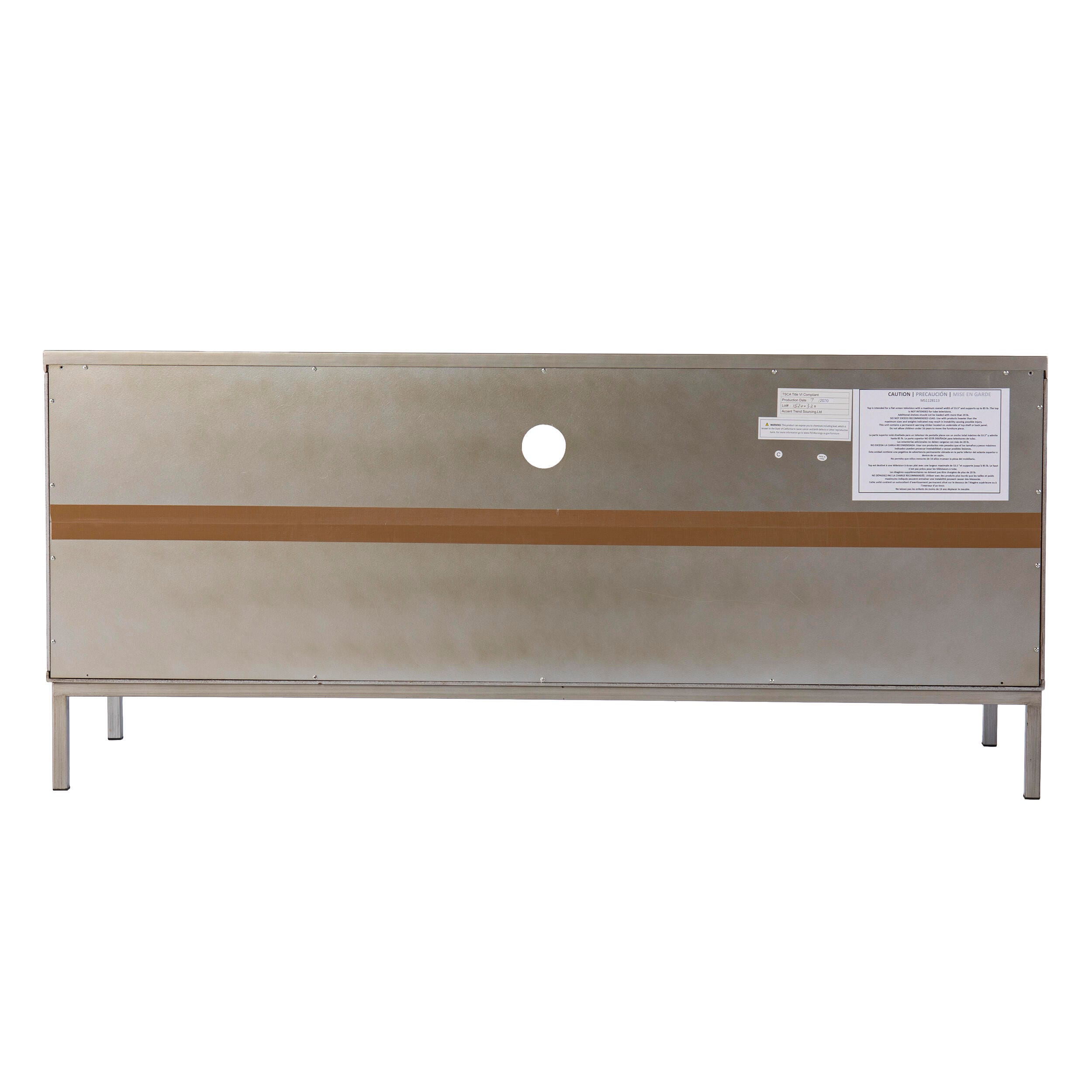 Southern Enterprises Bariella Storage Media Stand, , large