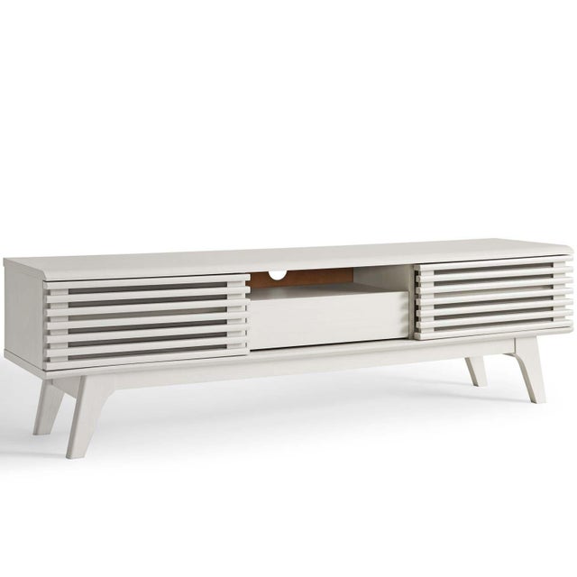 Modway Render 58'' TV Stand with Drawer, White