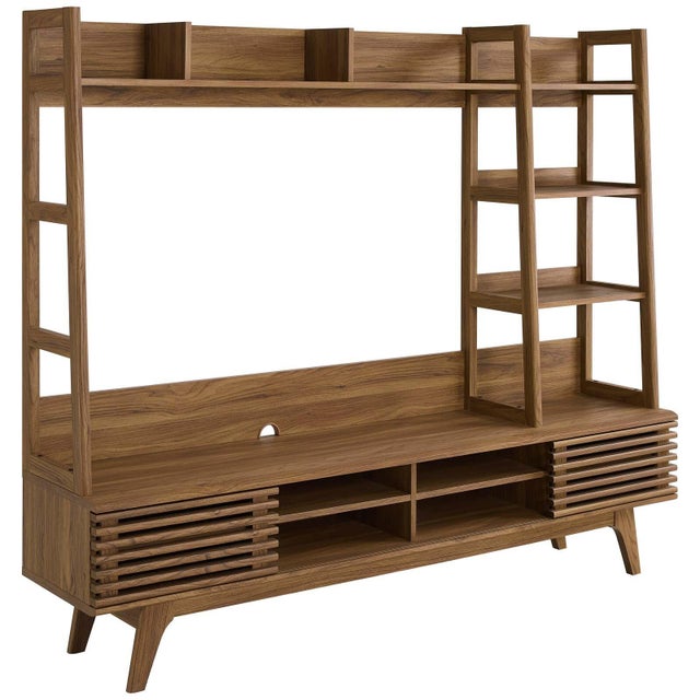 Modway Render 70'' Entertainment Center with Shelves
