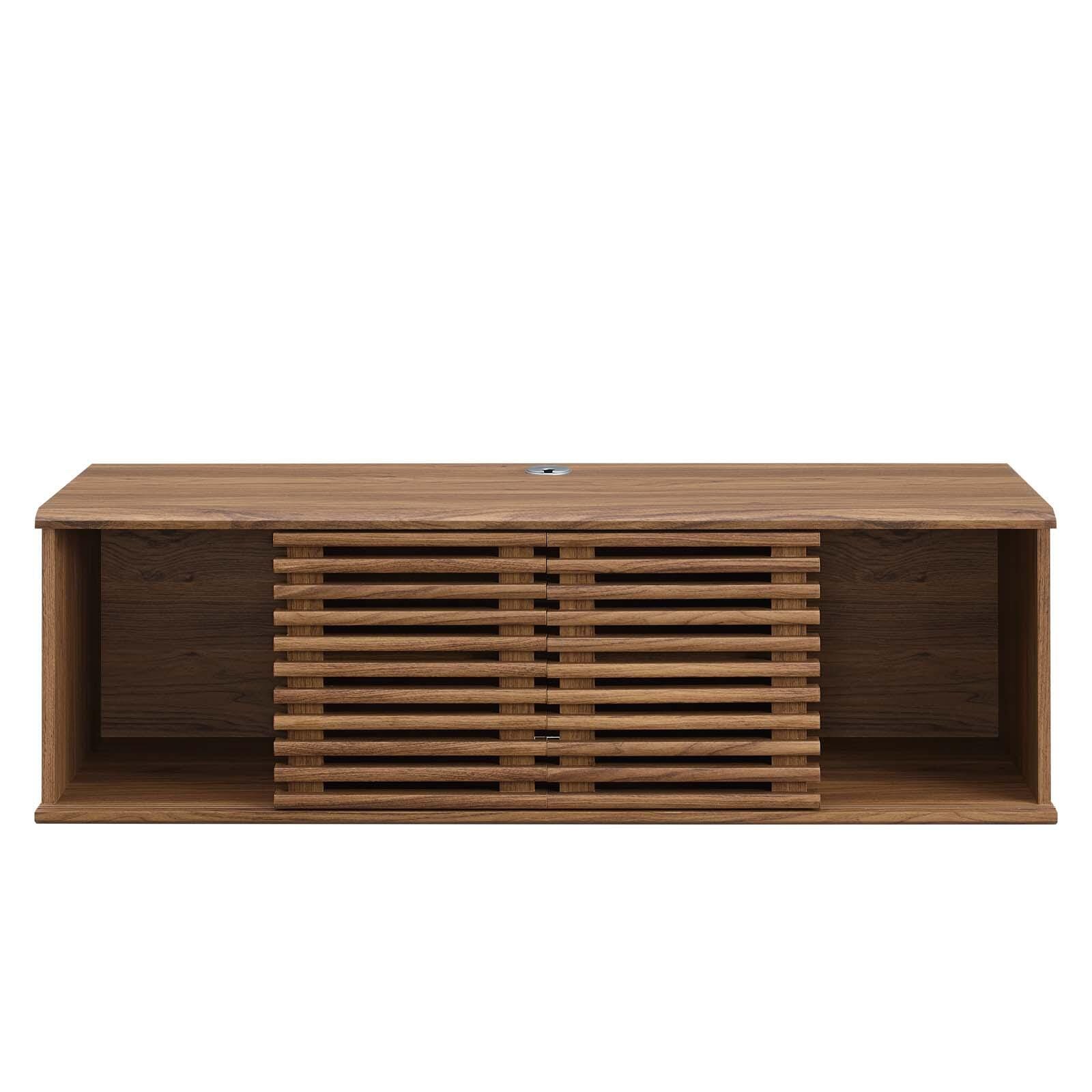 Modway Render Wall-Mount TV Stand for TVs up to 50", , large
