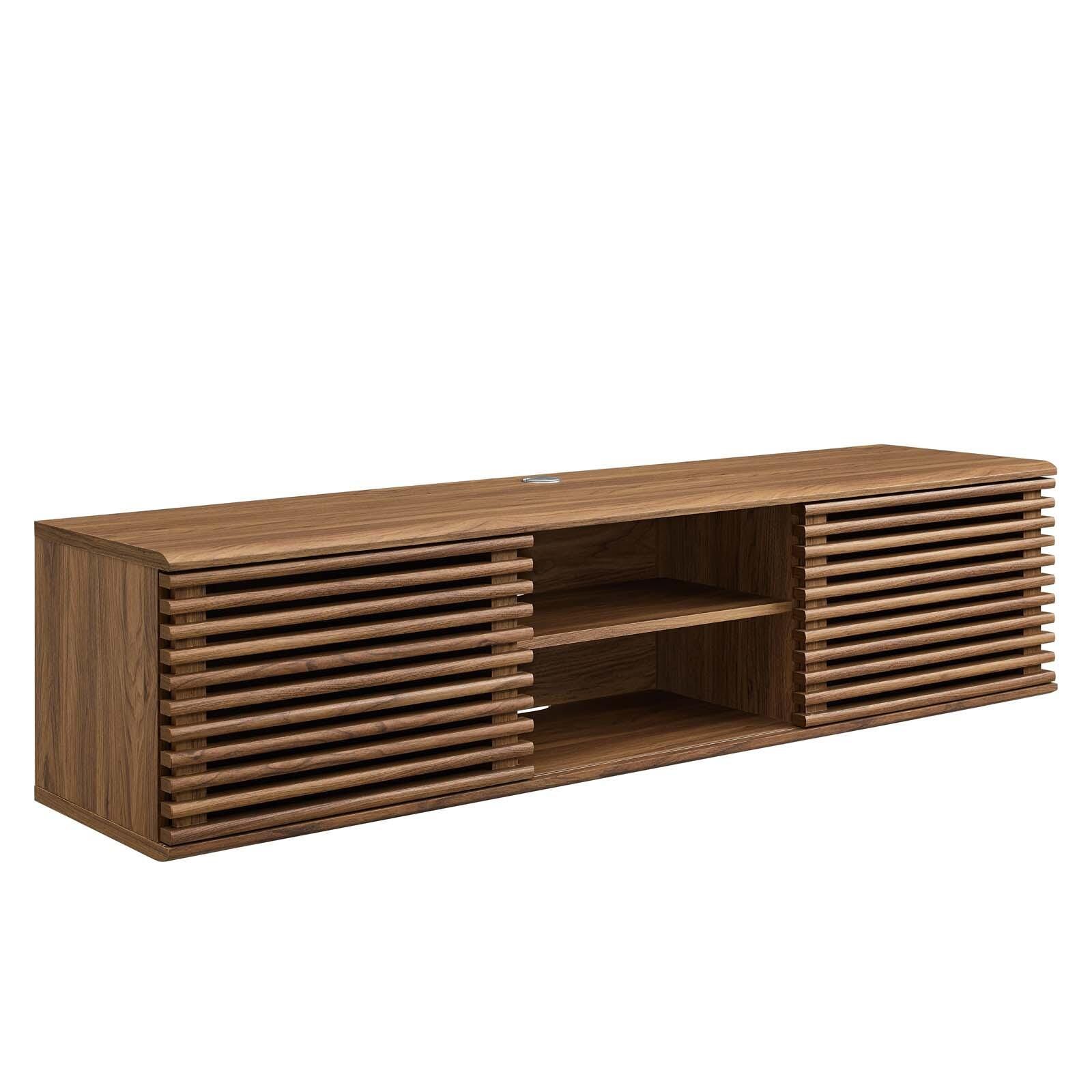 Modway Render Wall-Mount TV Stand for TVs up to 65", , large