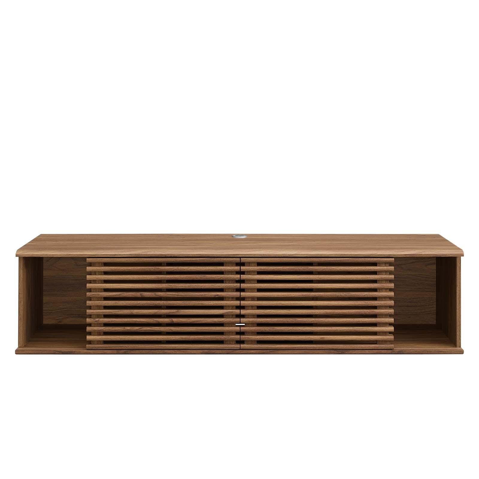 Modway Render Wall-Mount TV Stand for TVs up to 65", , large
