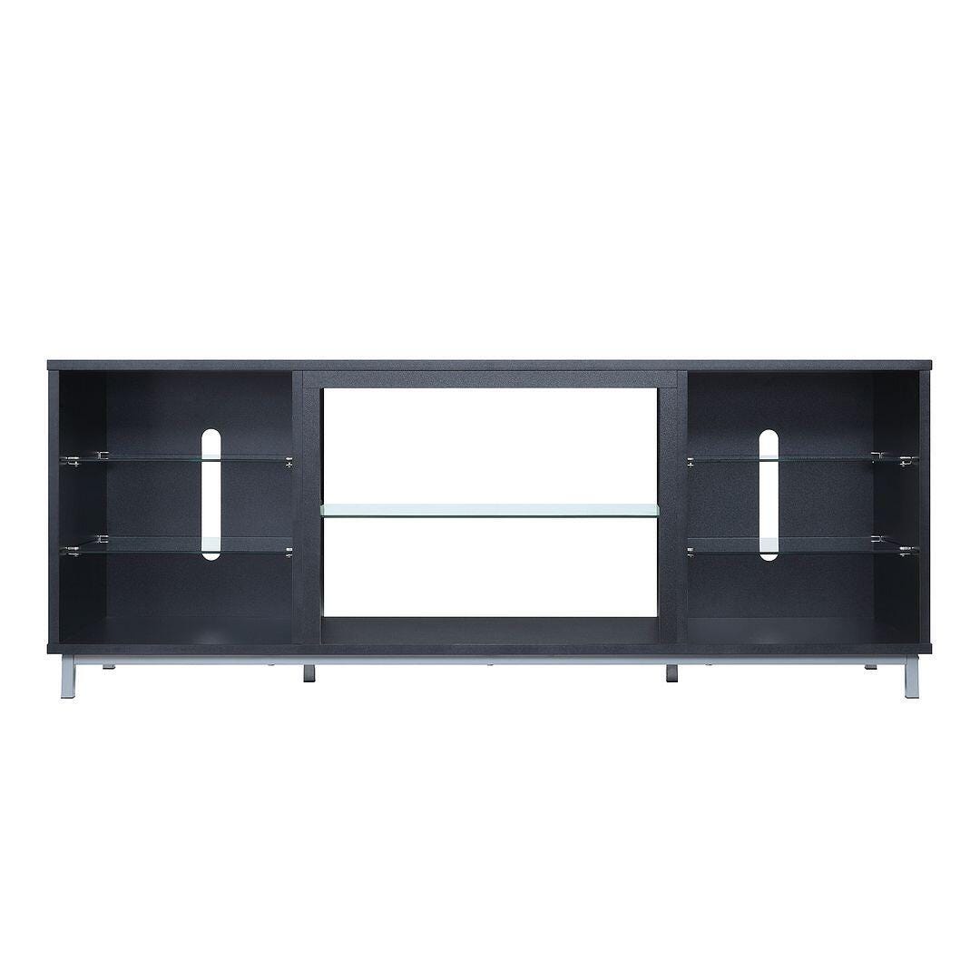 Manhattan Comfort Brighton 60" TV Stand, Onyx, large