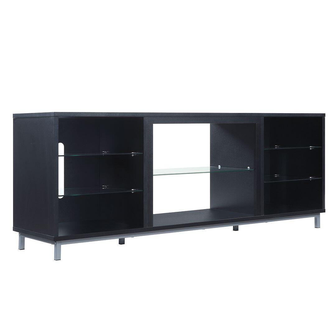 Manhattan Comfort Brighton 60" TV Stand, Onyx, large