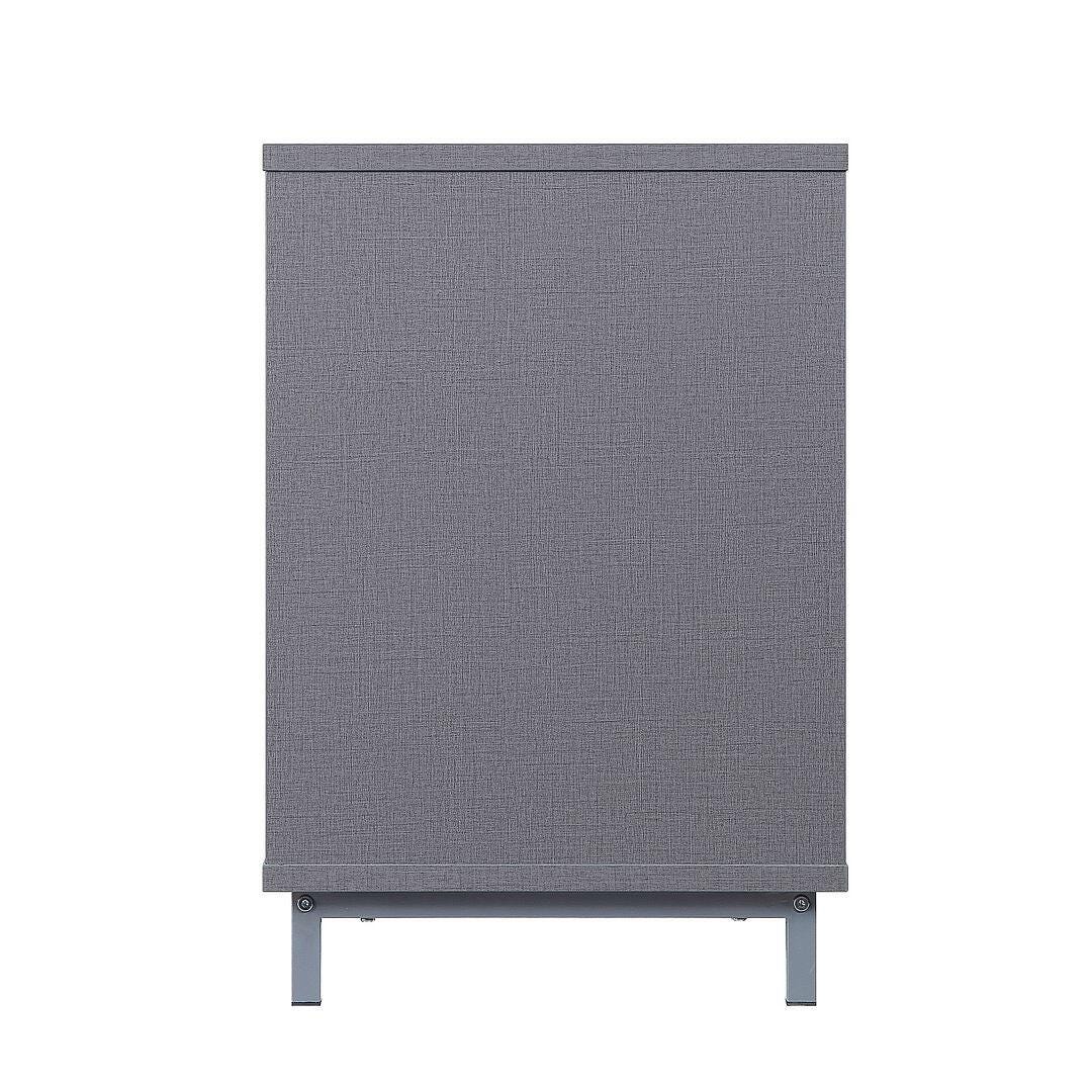 Manhattan Comfort Brighton 60" TV Stand, Gray, large