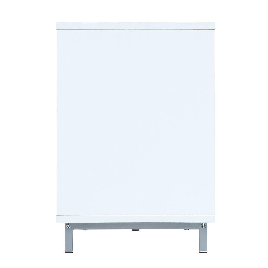 Manhattan Comfort Brighton 60" TV Stand, White, large