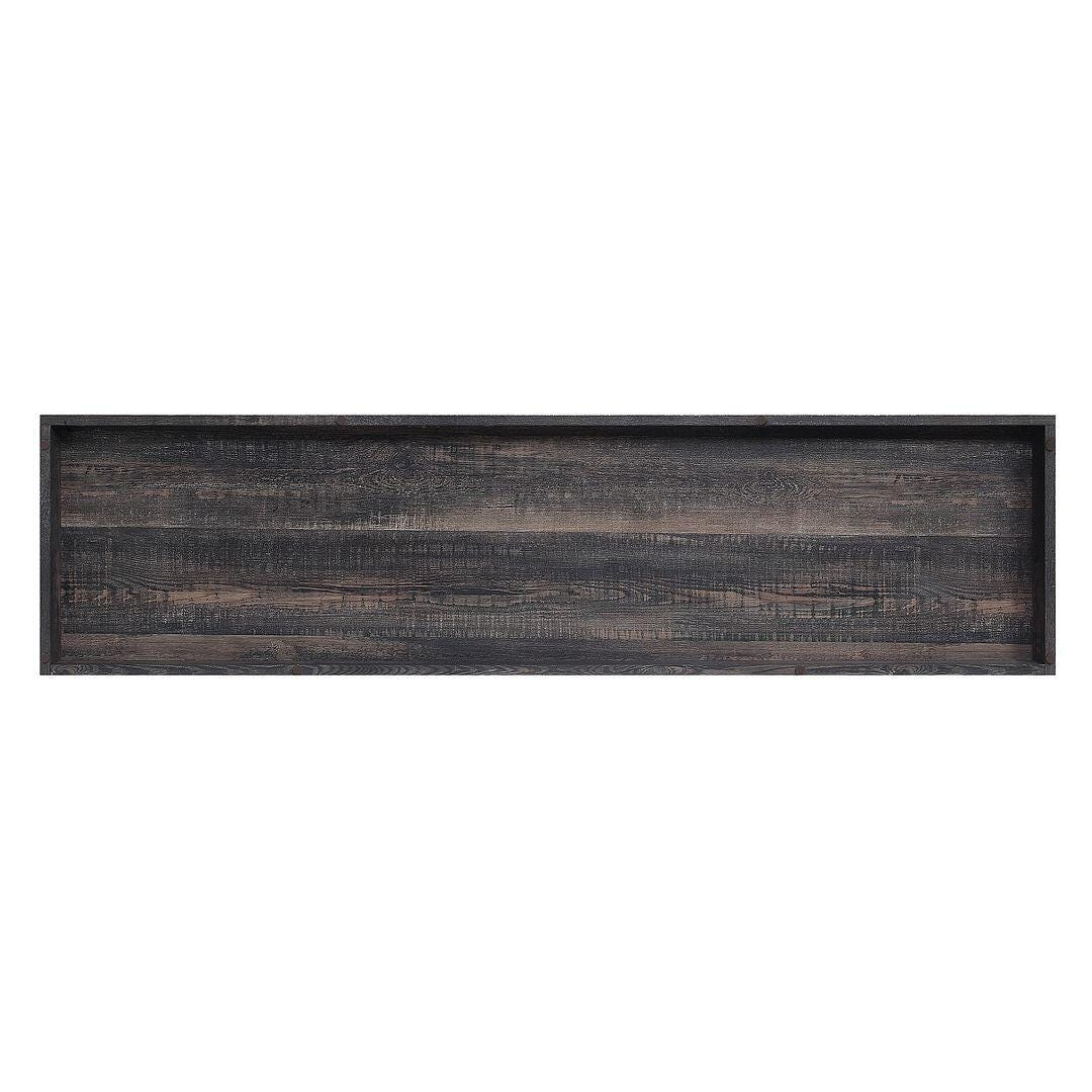 Manhattan Comfort Myrtle 60" TV Stand, Heavy Brown, large