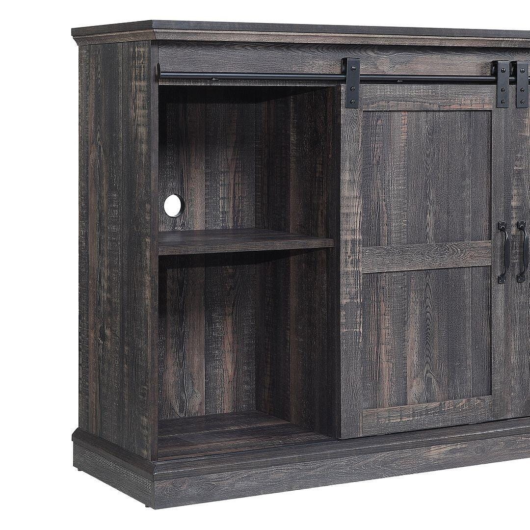 Manhattan Comfort Myrtle 60" TV Stand, Heavy Brown, large