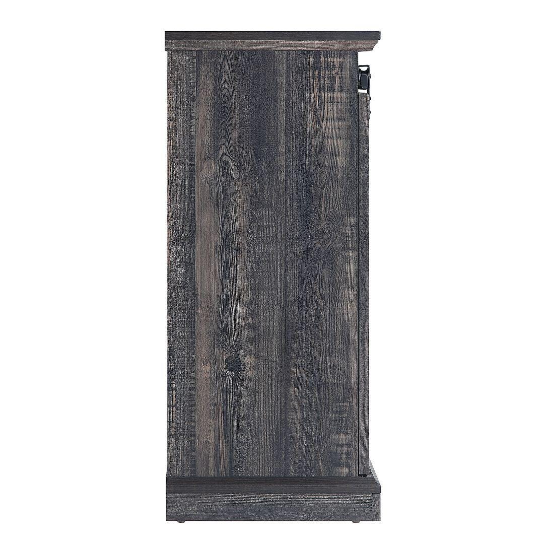 Manhattan Comfort Myrtle 60" TV Stand, Heavy Brown, large