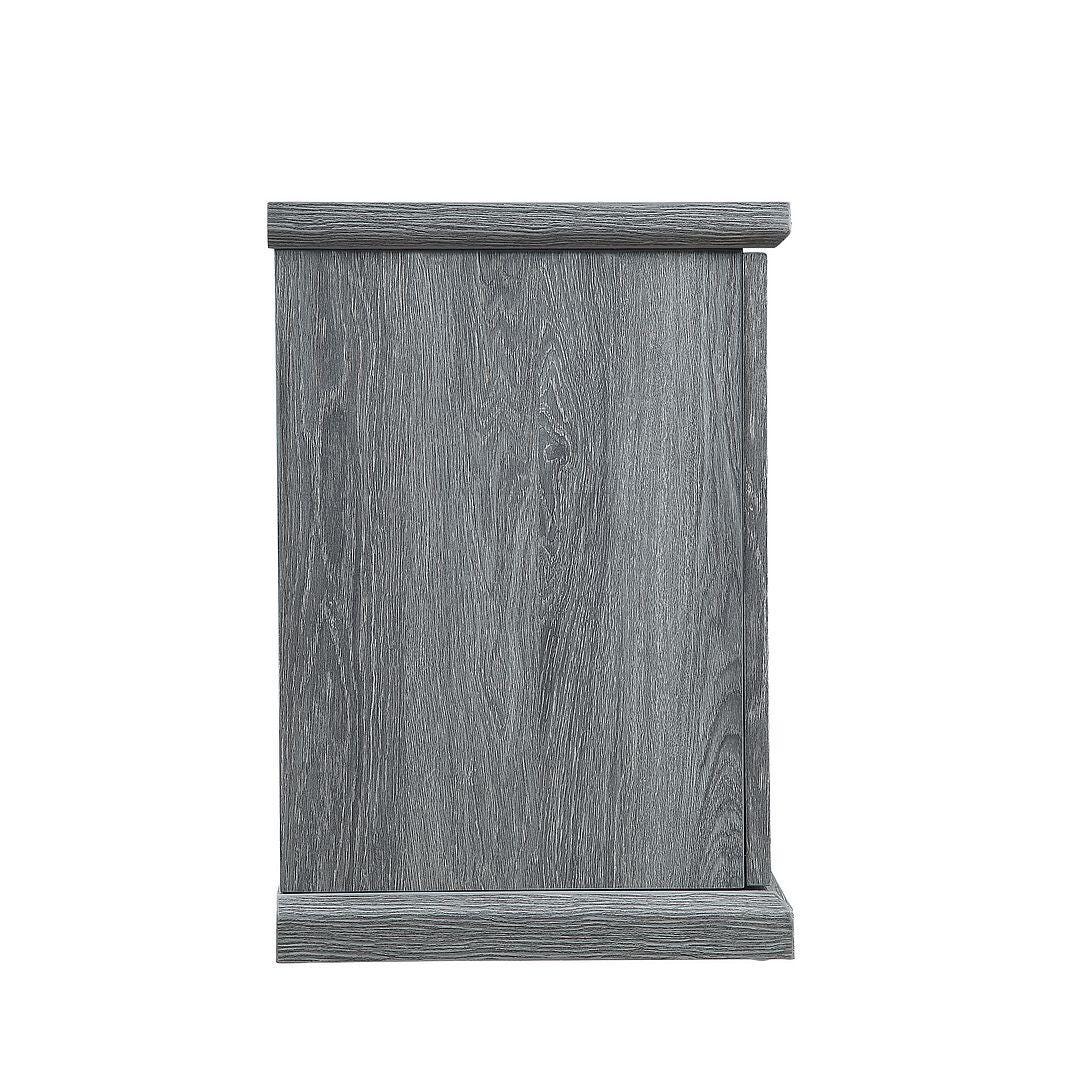 Manhattan Comfort Franklin 60" TV Stand, Gray, large