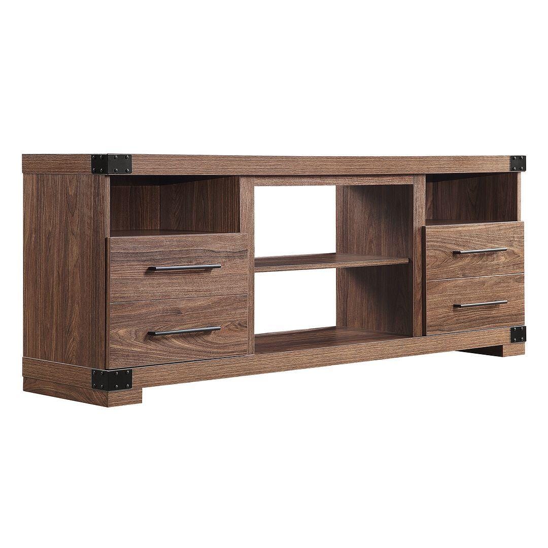 Manhattan Comfort Richmond 60" TV Stand, Brown, large