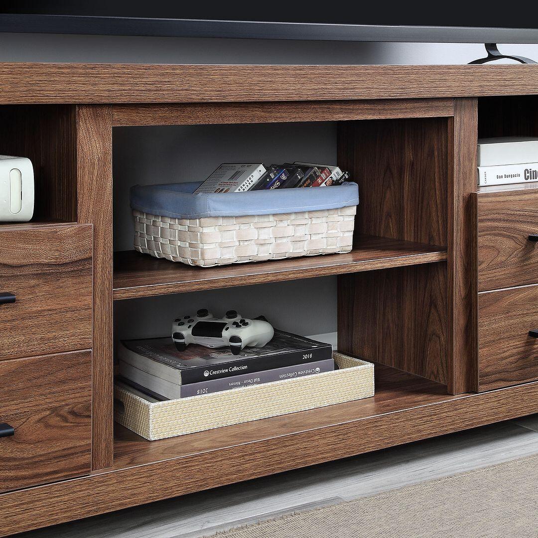 Manhattan Comfort Richmond 60" TV Stand, Brown, large
