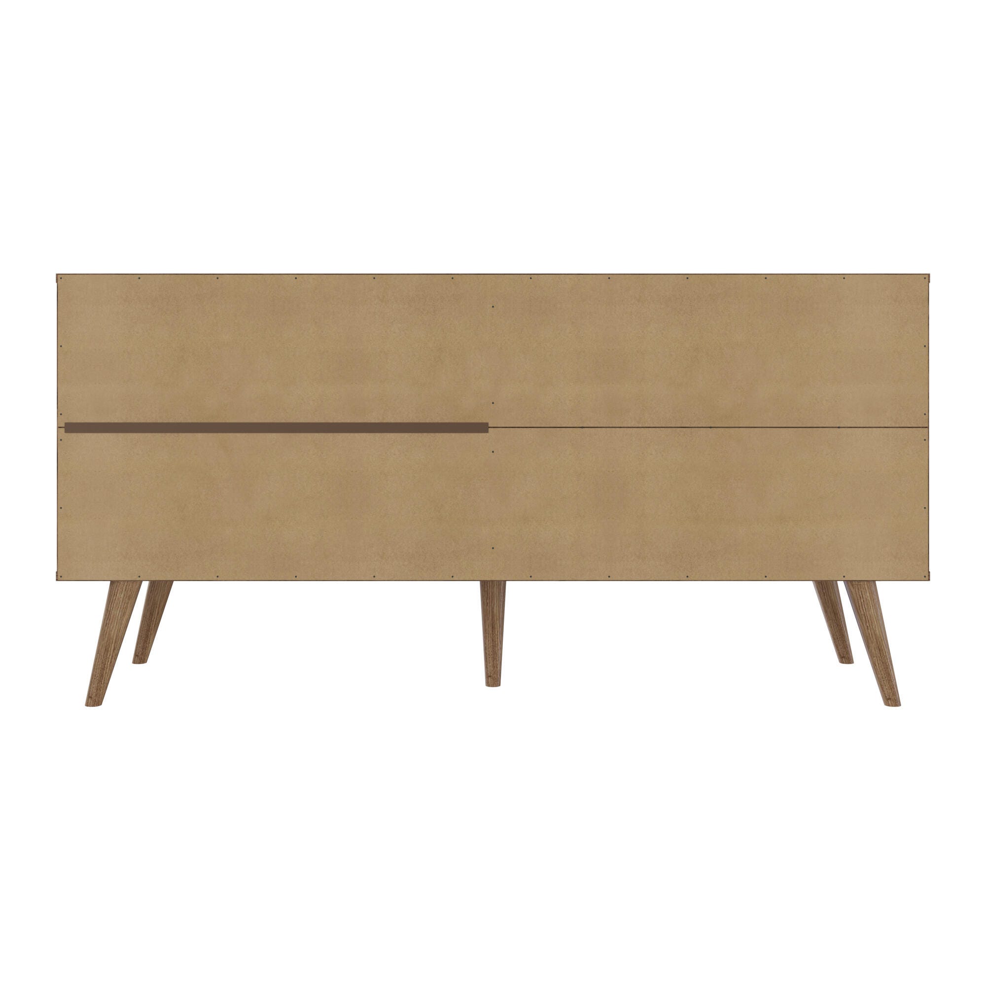 Manhattan Comfort Amber 53.7" TV Stand, Natural, large