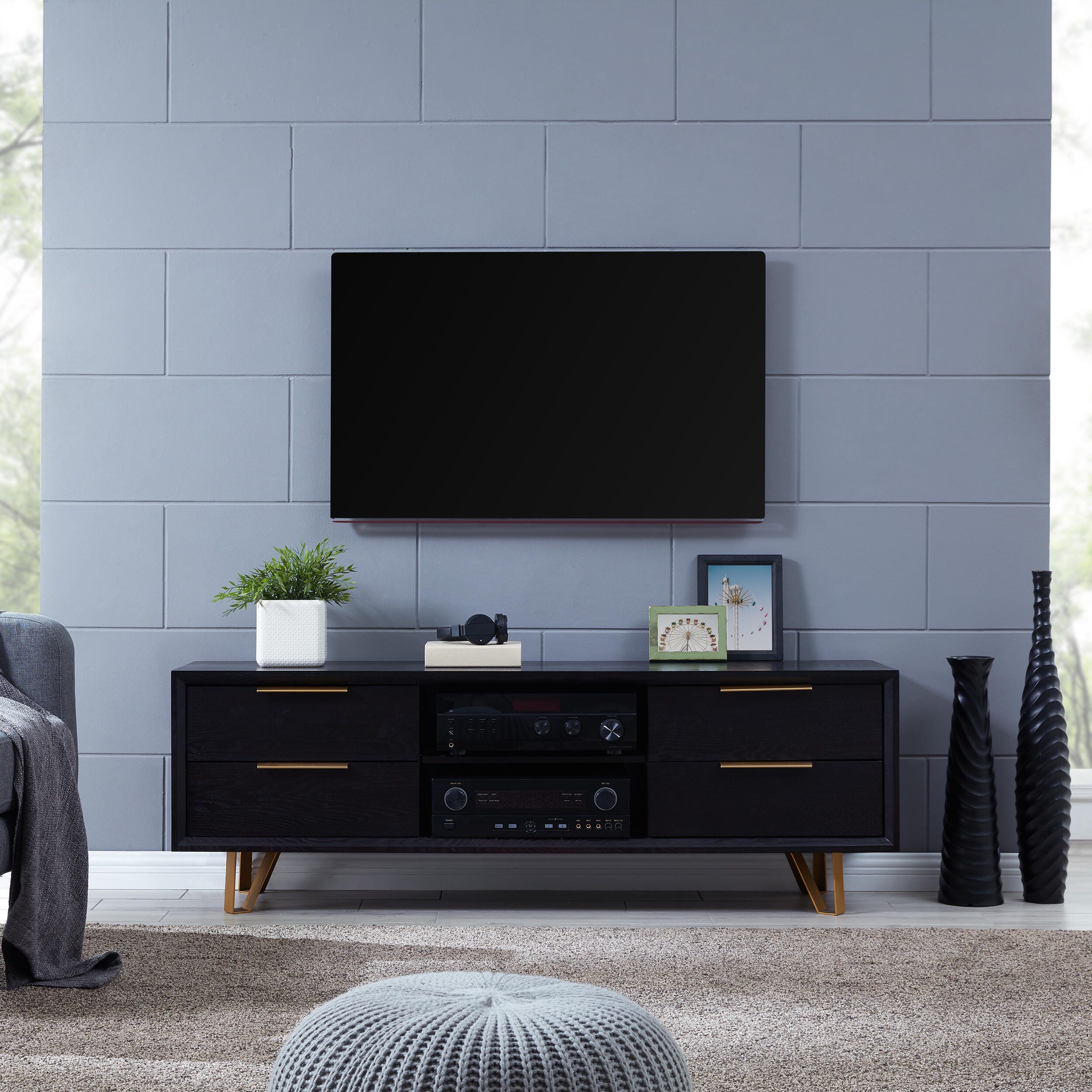 SEI Furniture Moravelle TV Stand, , large