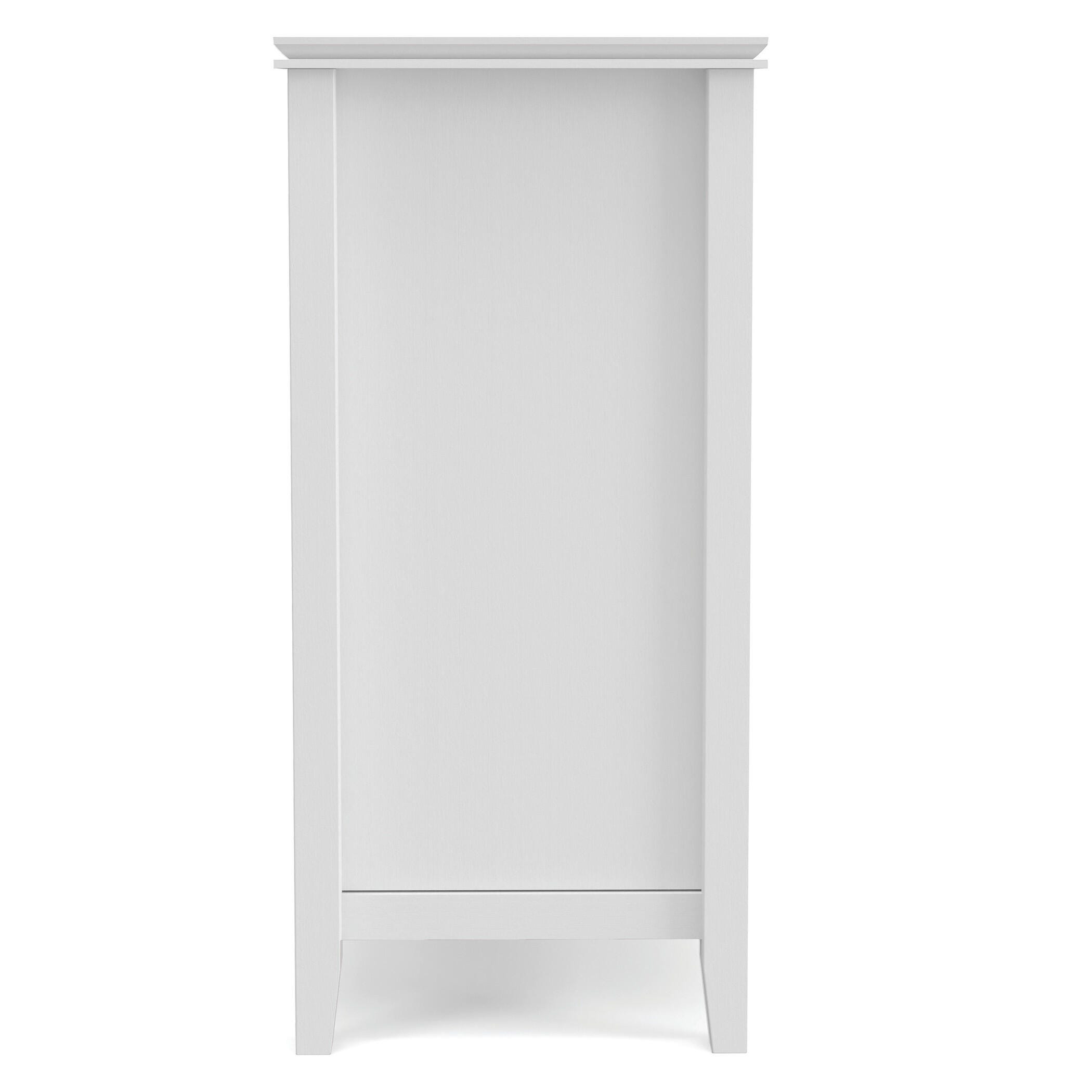 Simpli Home Artisan 53" TV Media Stand, White, large