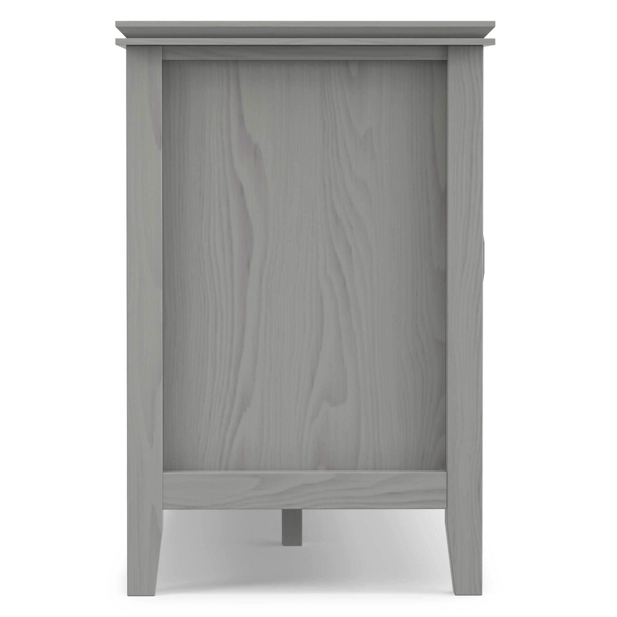 Simpli Home Artisan 72" TV Media Stand, Fog Gray, large