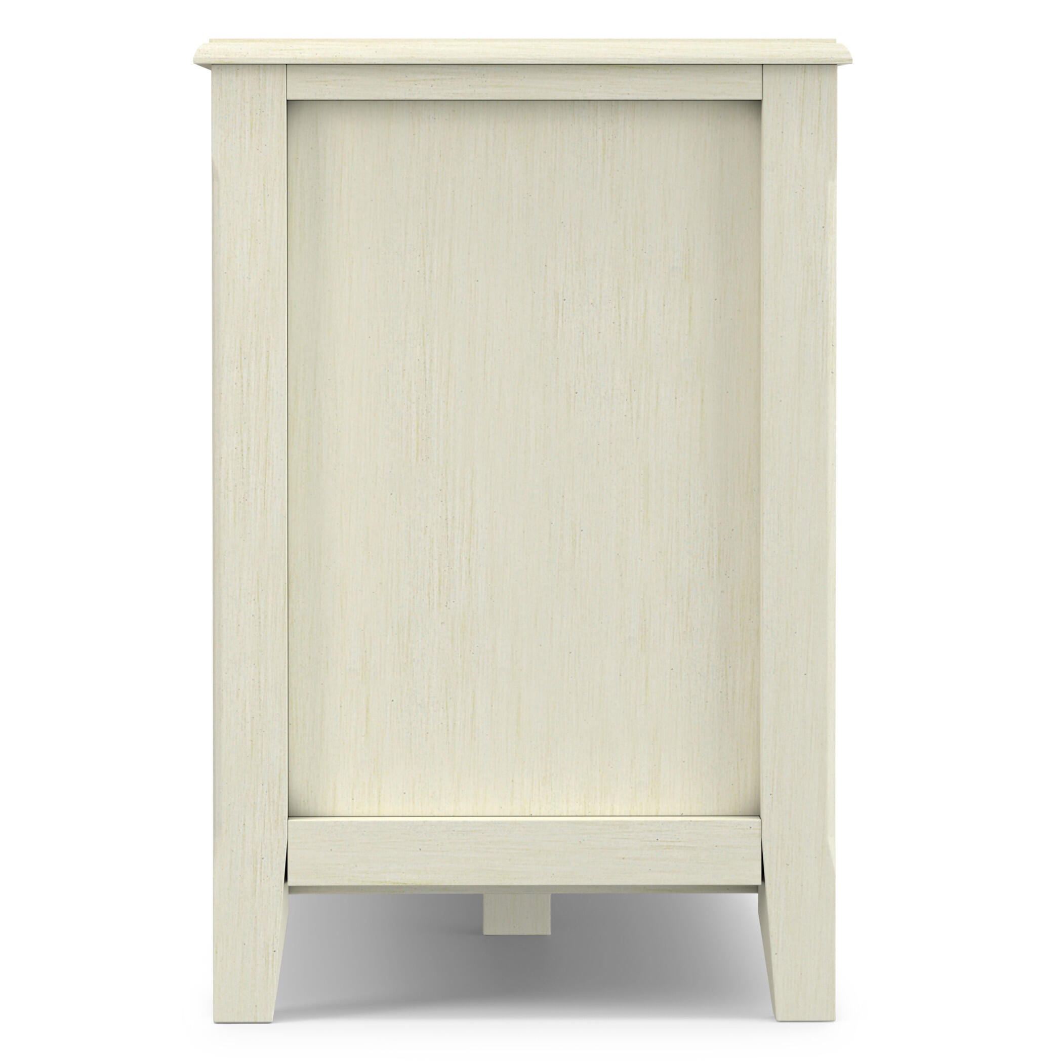 Simpli Home Burlington 72" TV Media Stand, Antique White, large