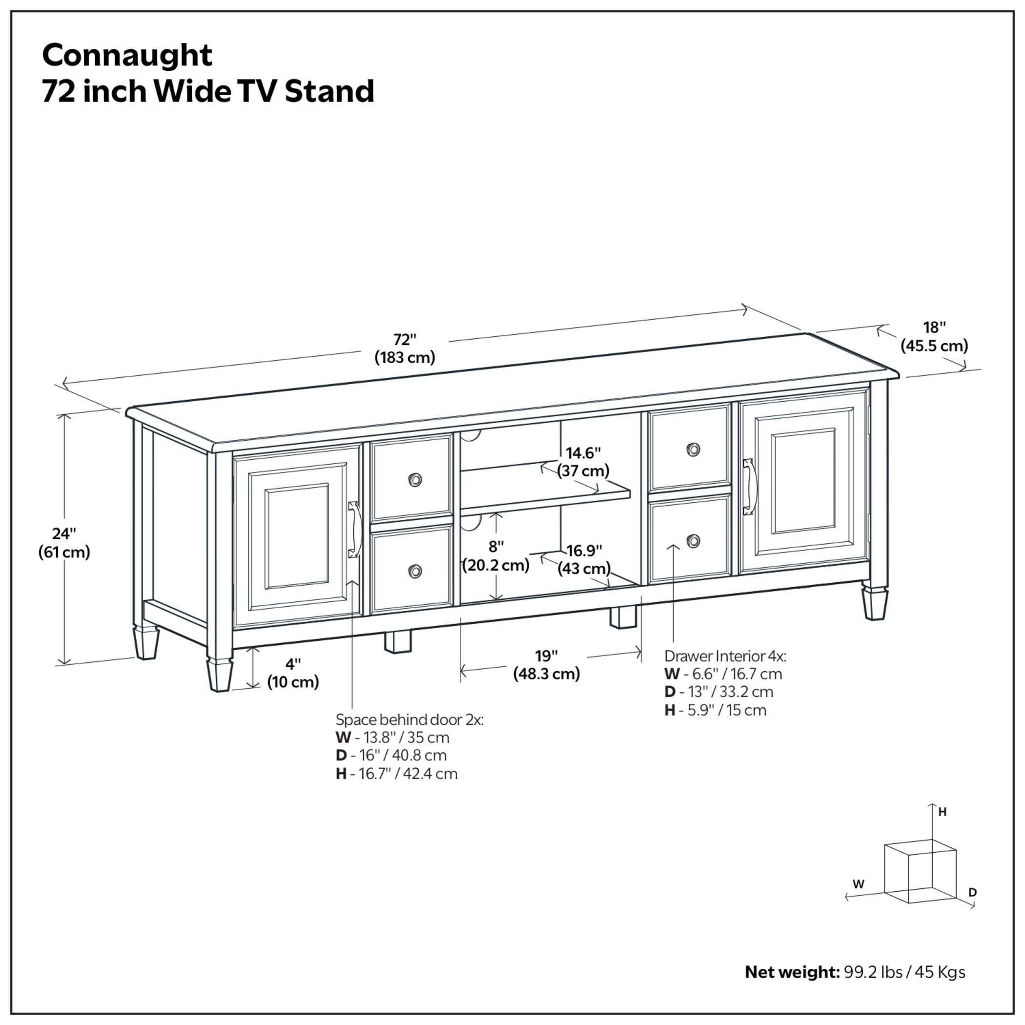 Simpli Home Connaught 72" TV Media Stand, , large