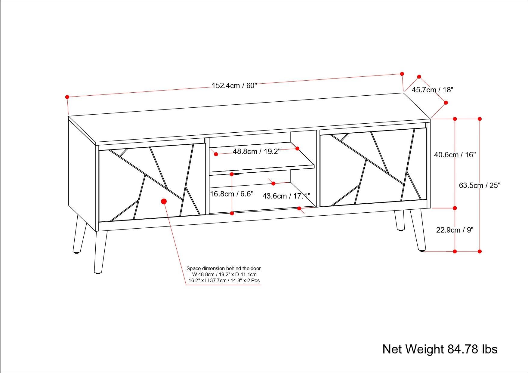 Simpli Home Jager 60" TV Media Stand, , large
