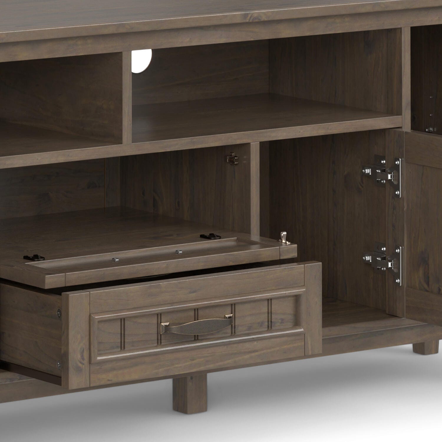Simpli Home Lev 72" TV Media Stand, , large