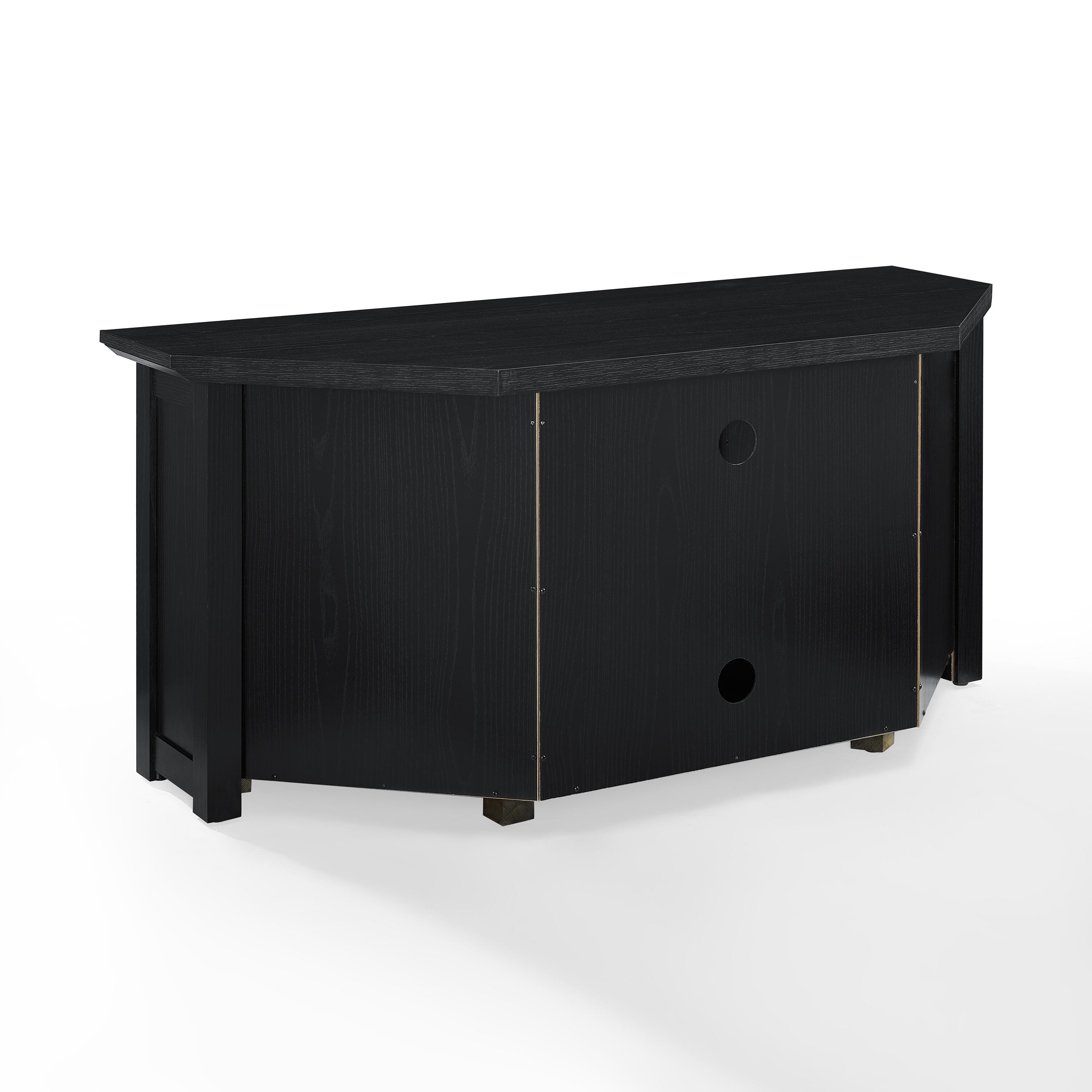 Crosley Furniture Camden Corner 47" TV Stand, Black, large