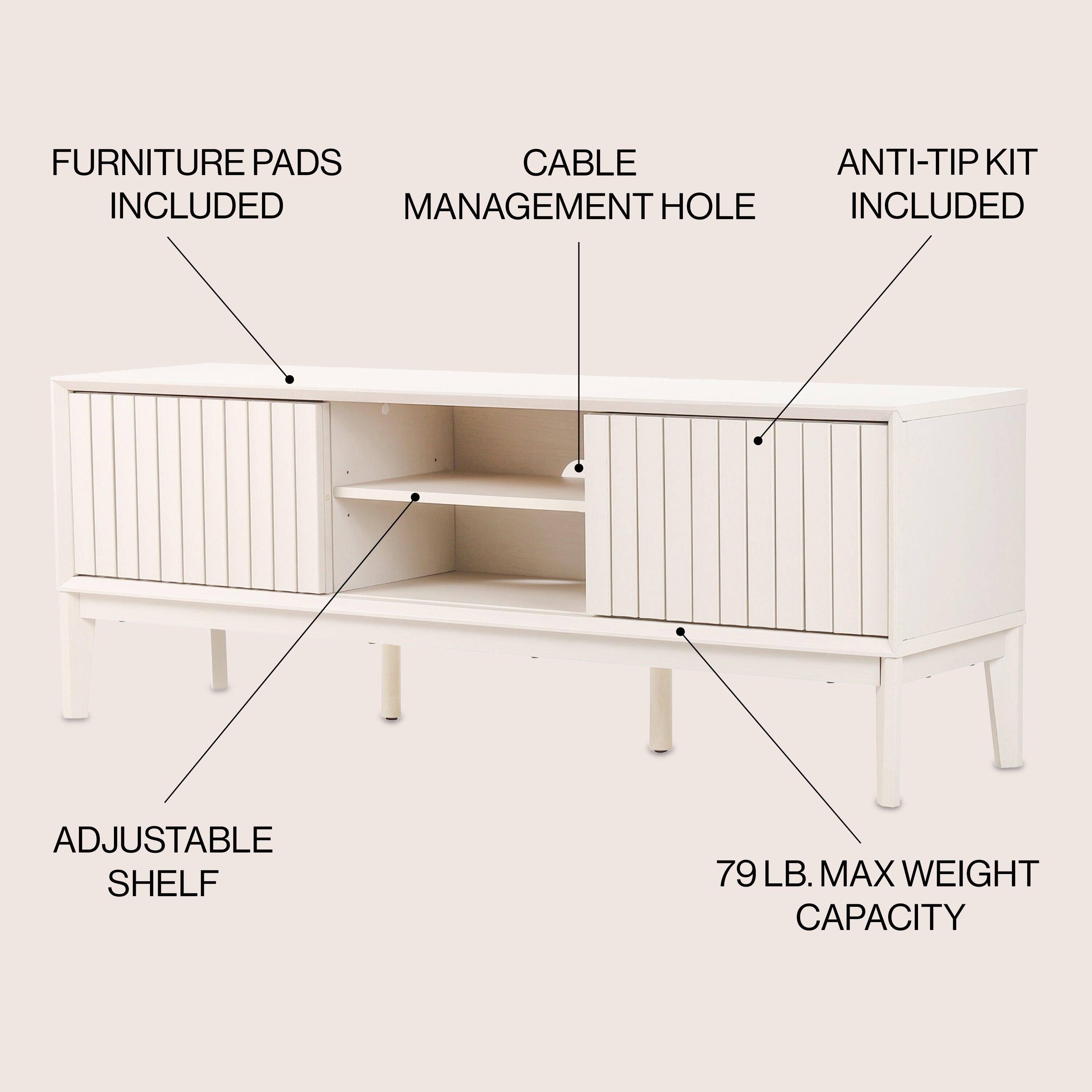 JONATHAN Y Gennaro 58" TV Stand, , large
