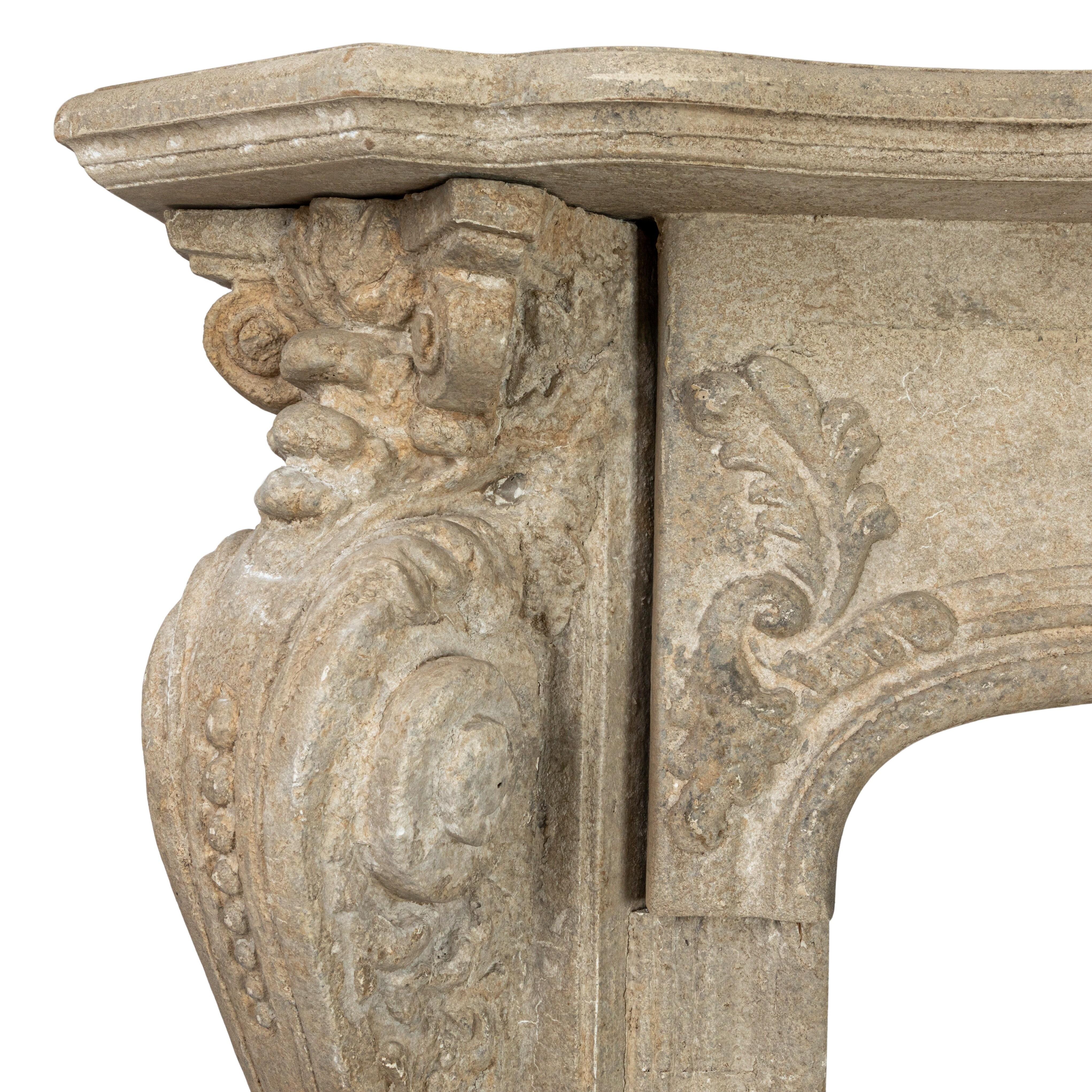 Storied Home Decorative 11" Fireplace Mantel, Cream, large