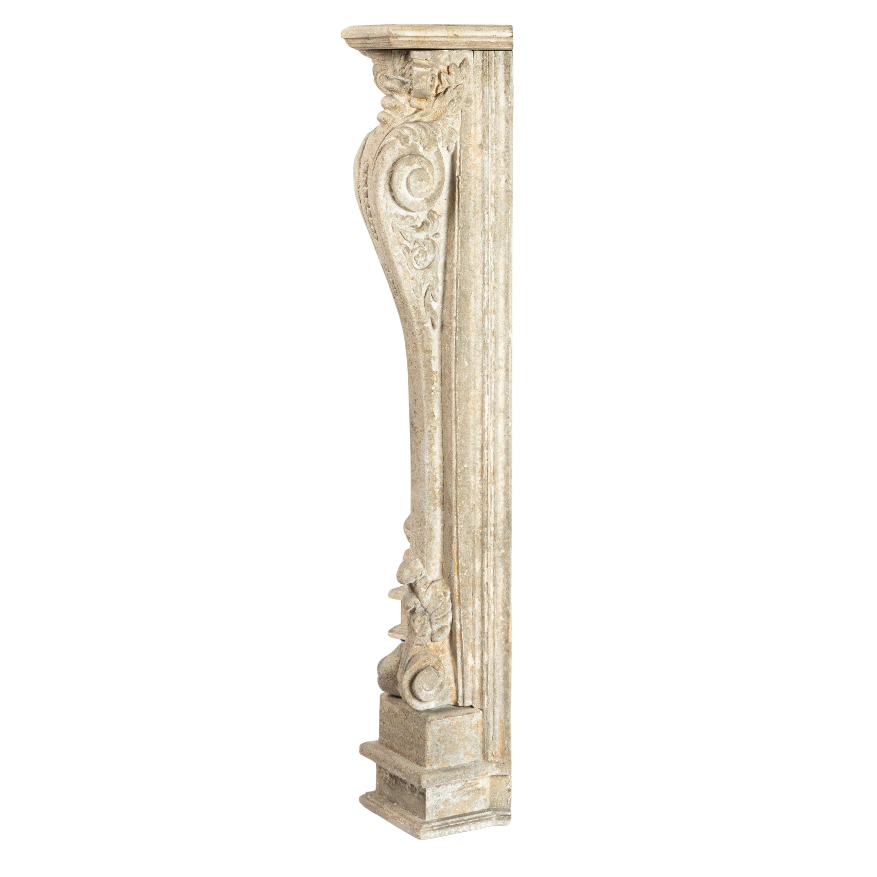 Storied Home Decorative 11" Fireplace Mantel, Cream, large
