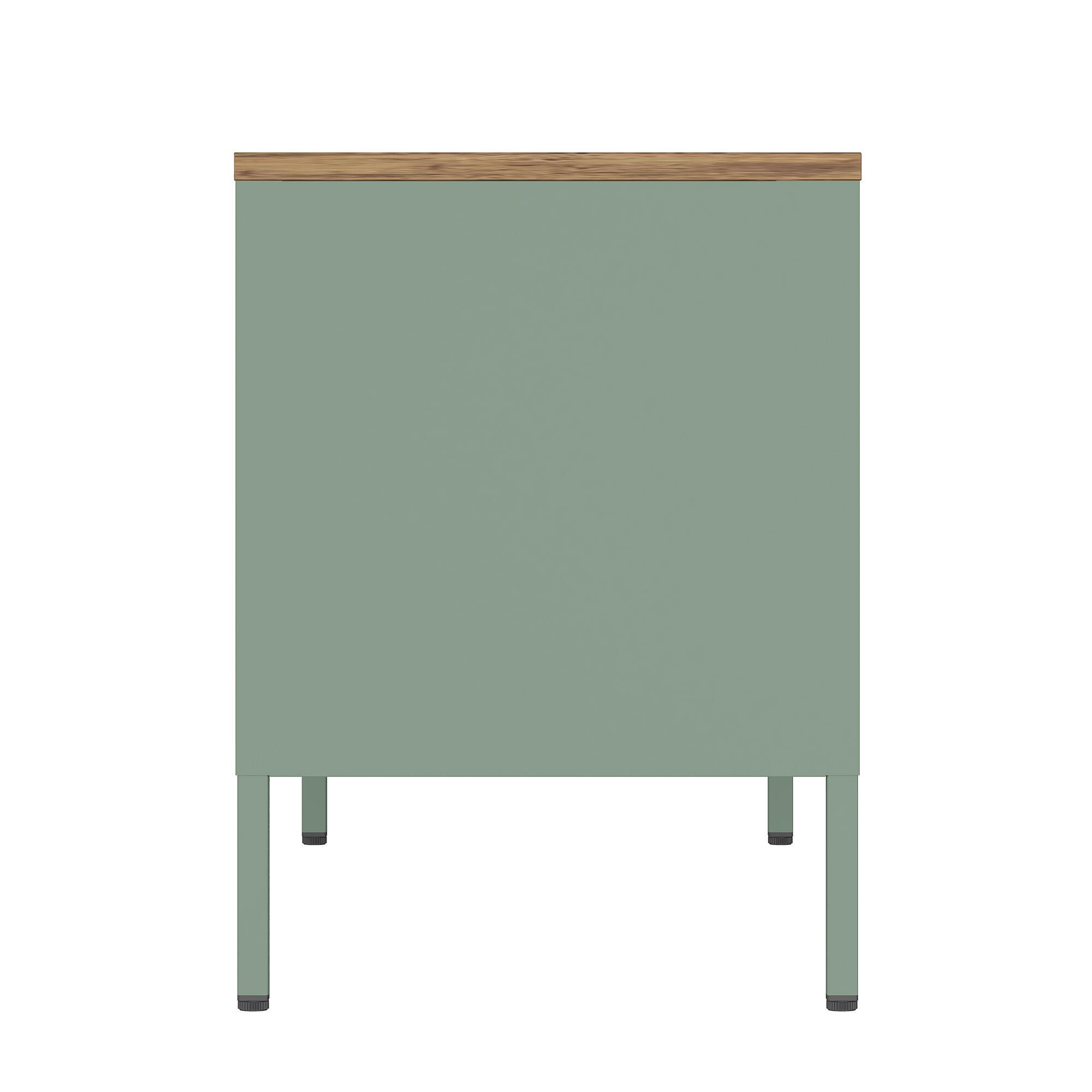 Manhattan Comfort Landen 47" TV Stand, Green, large