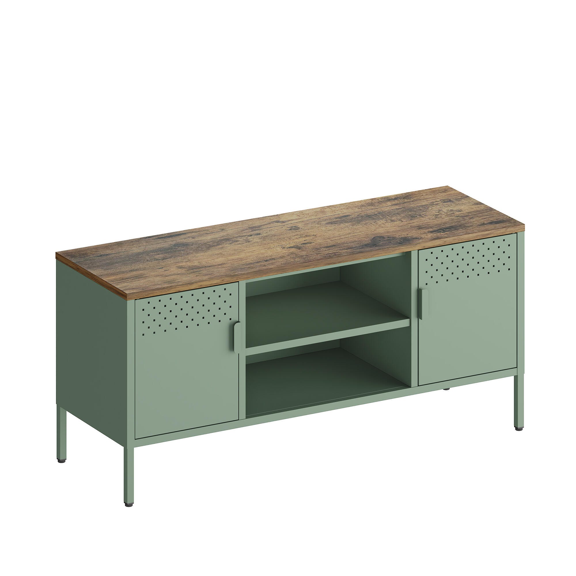 Manhattan Comfort Landen 47" TV Stand, Green, large