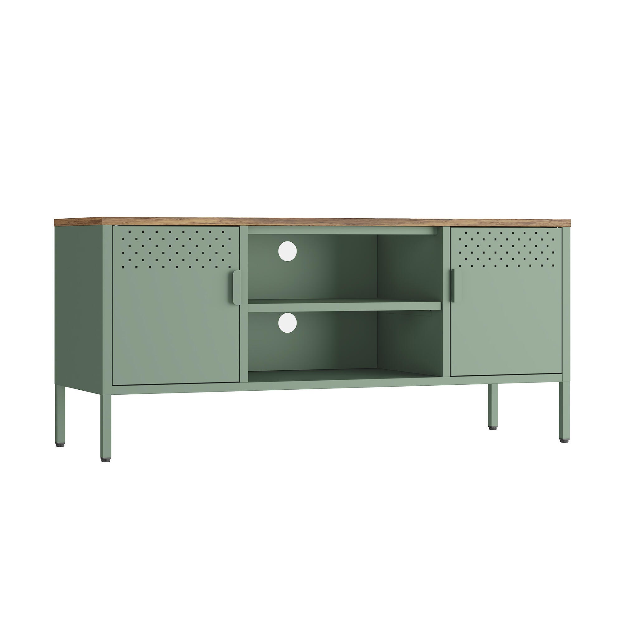 Manhattan Comfort Landen 47" TV Stand, Green, large