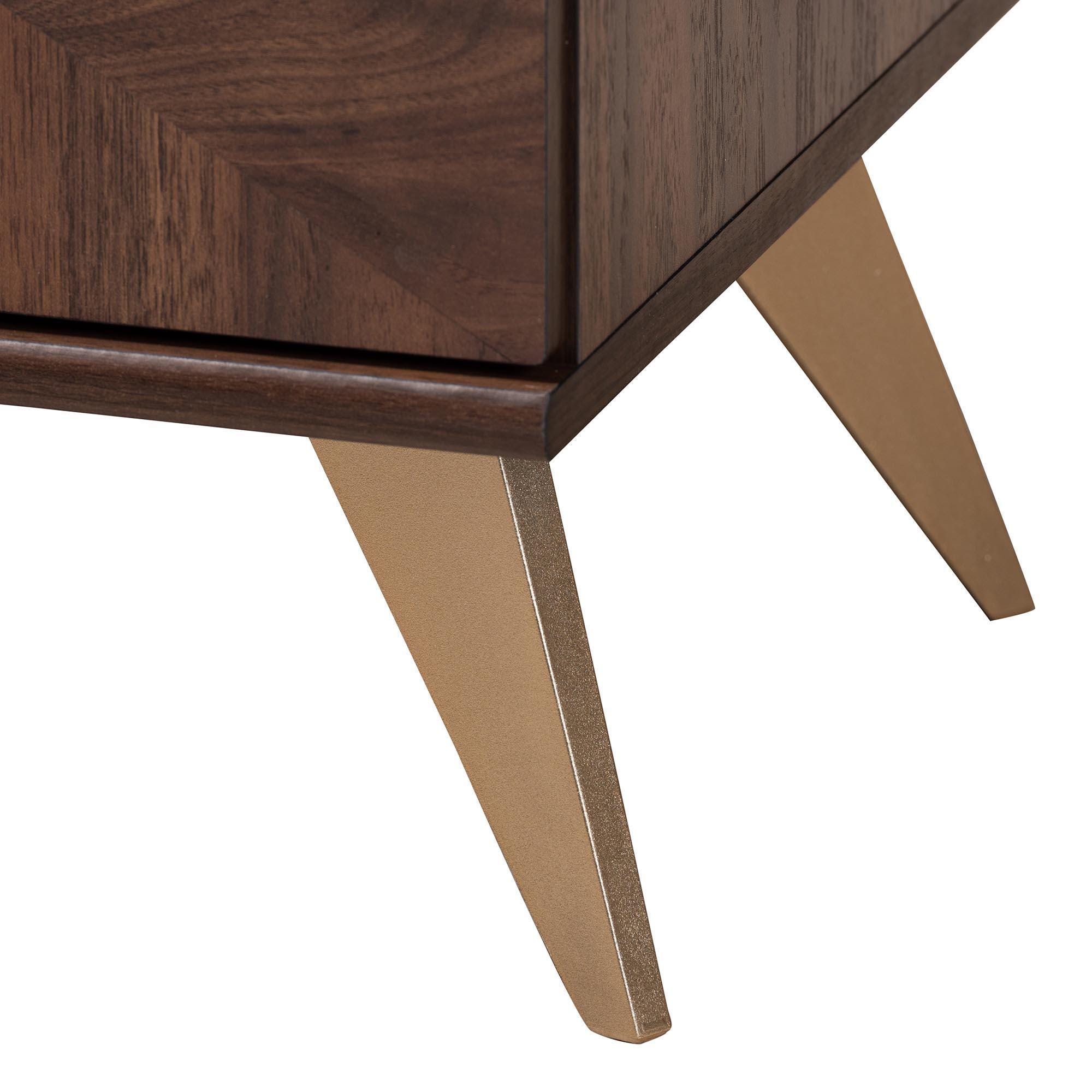 Baxton Studio Graceland 61" TV Stand, , large