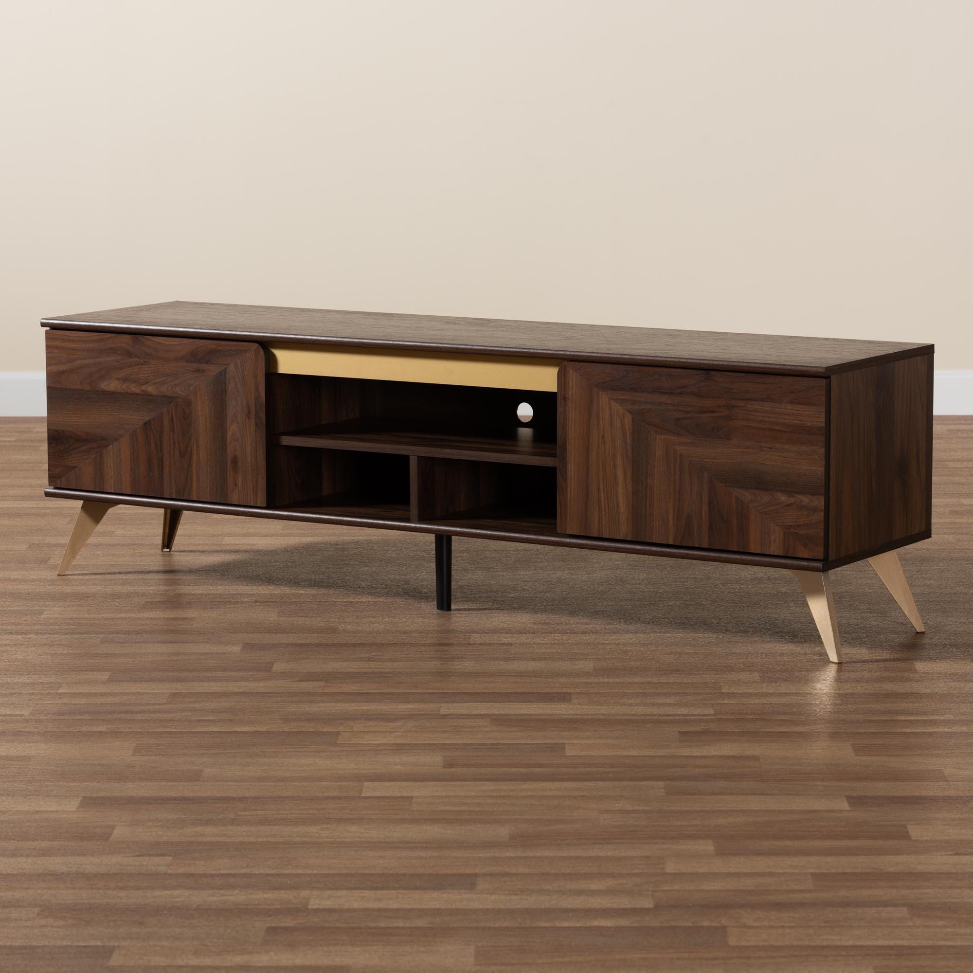 Baxton Studio Graceland 61" TV Stand, , large