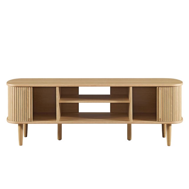 Modway Contour 55" TV Stand, Oak