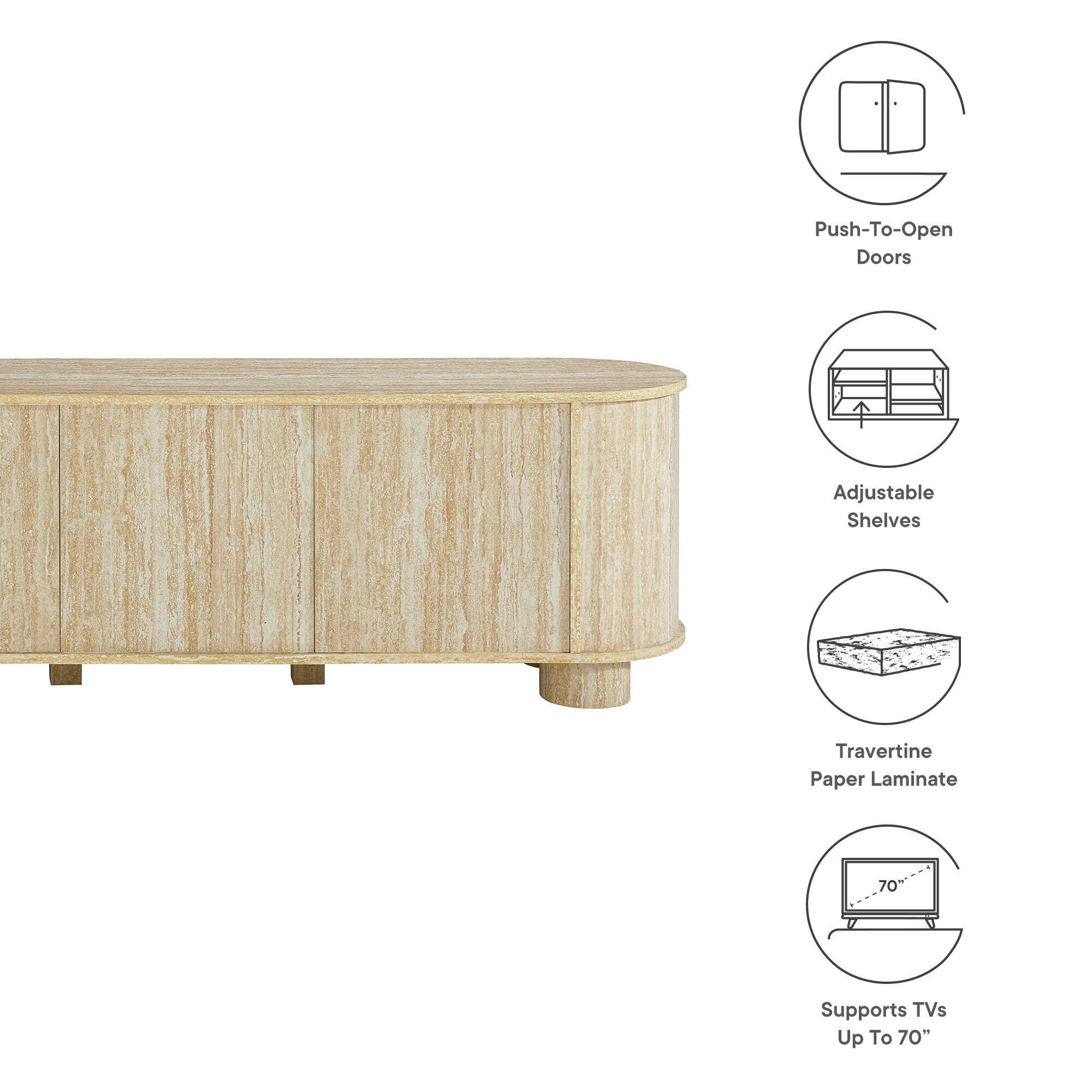 Modway Overture 63" TV Stand, , large